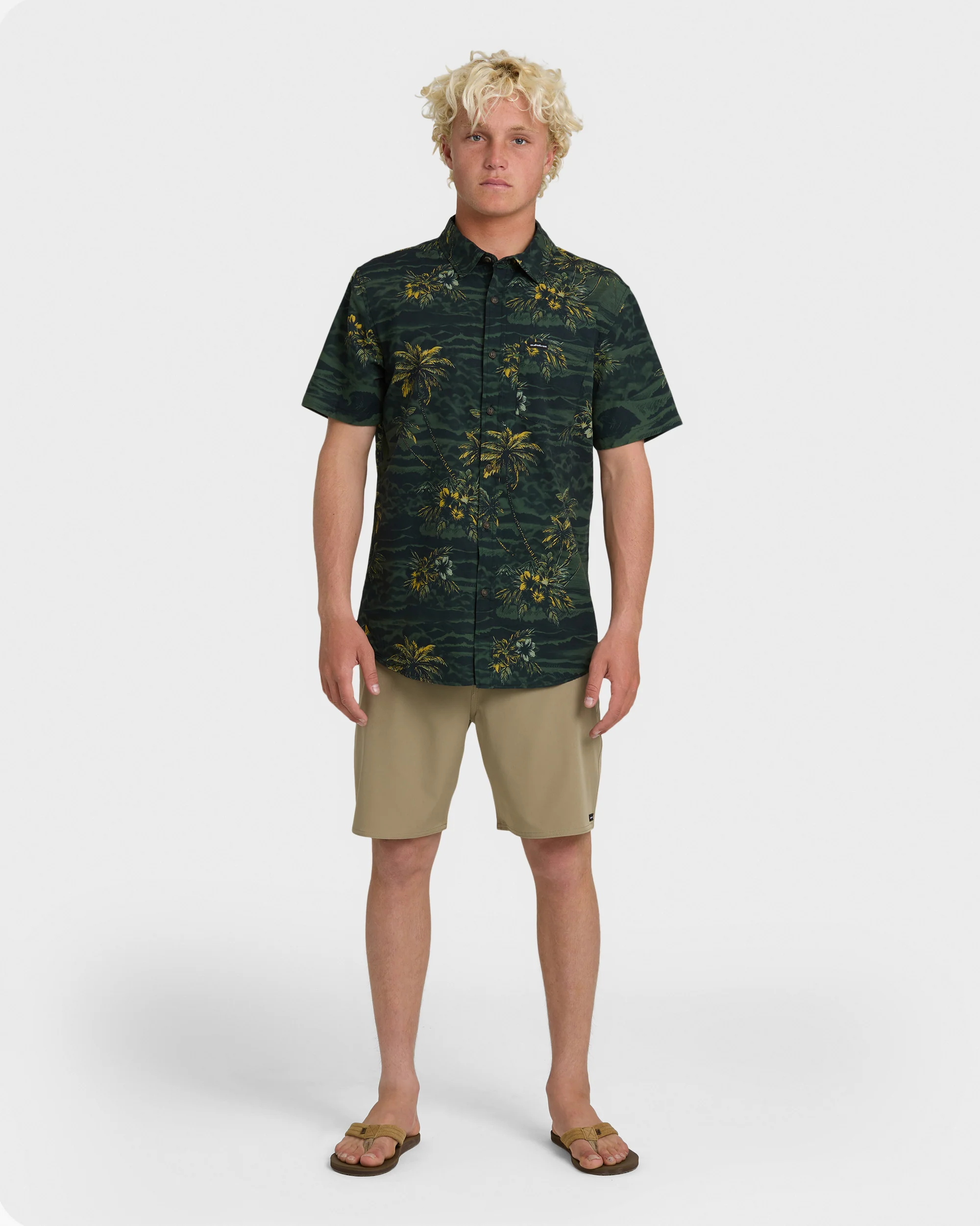 Sundown Stretch Classic Short Sleeve Shirt - Anthracite 3 Sundown Stretch Classic Short Sleeve Shirt - Anthracite