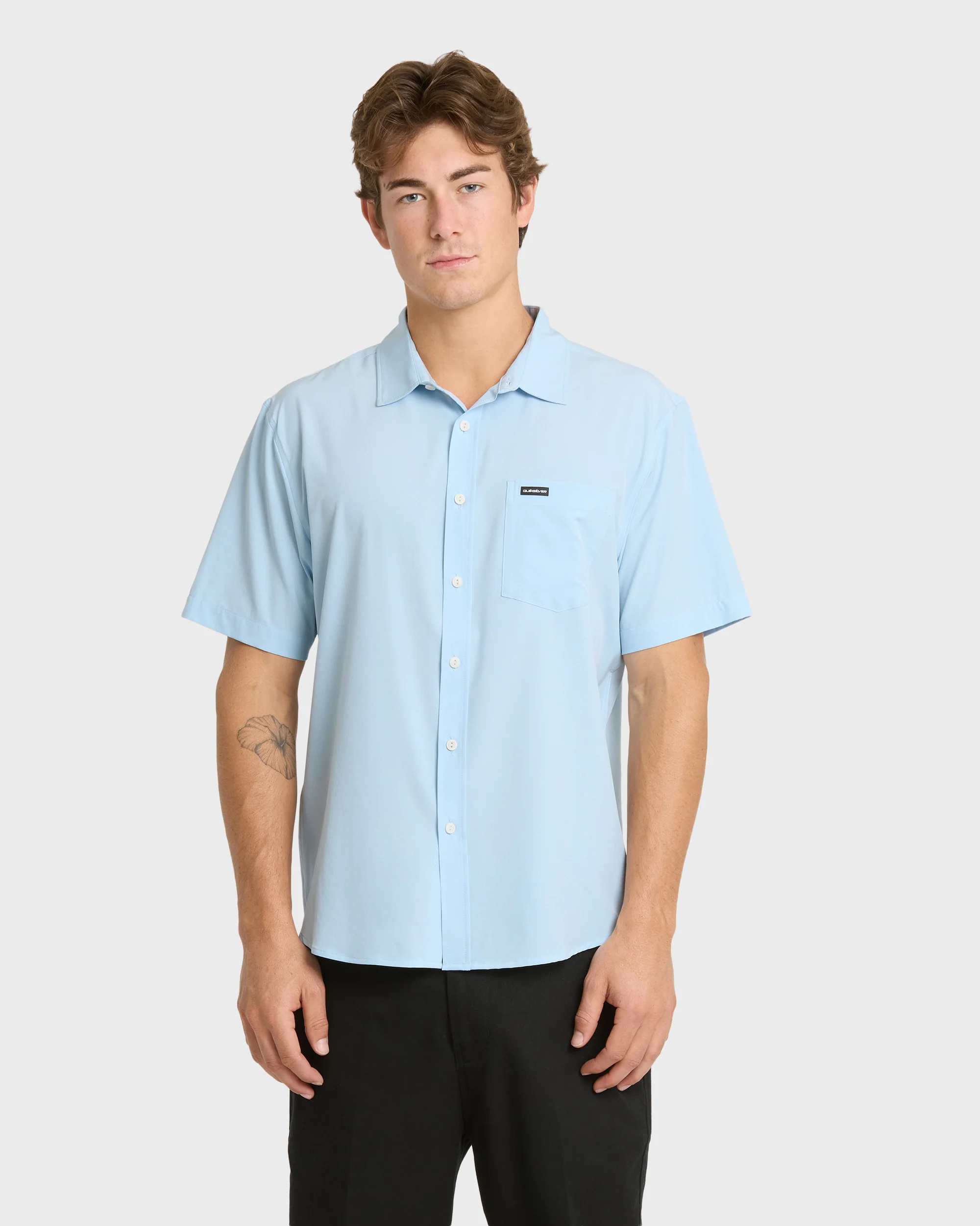 Ridgeport Tech Classic UPF Short Sleeve Shirt - Skyway 1 Ridgeport Tech Classic UPF Short Sleeve Shirt - Skyway