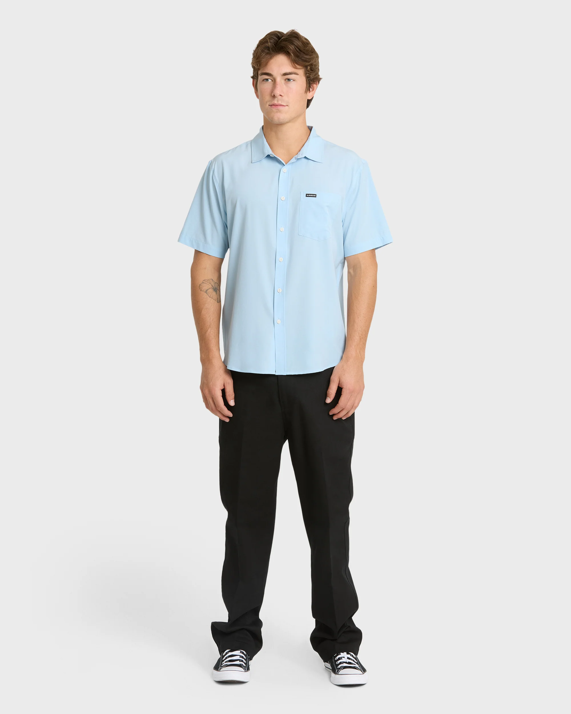 Ridgeport Tech Classic UPF Short Sleeve Shirt - Skyway 3 Ridgeport Tech Classic UPF Short Sleeve Shirt - Skyway