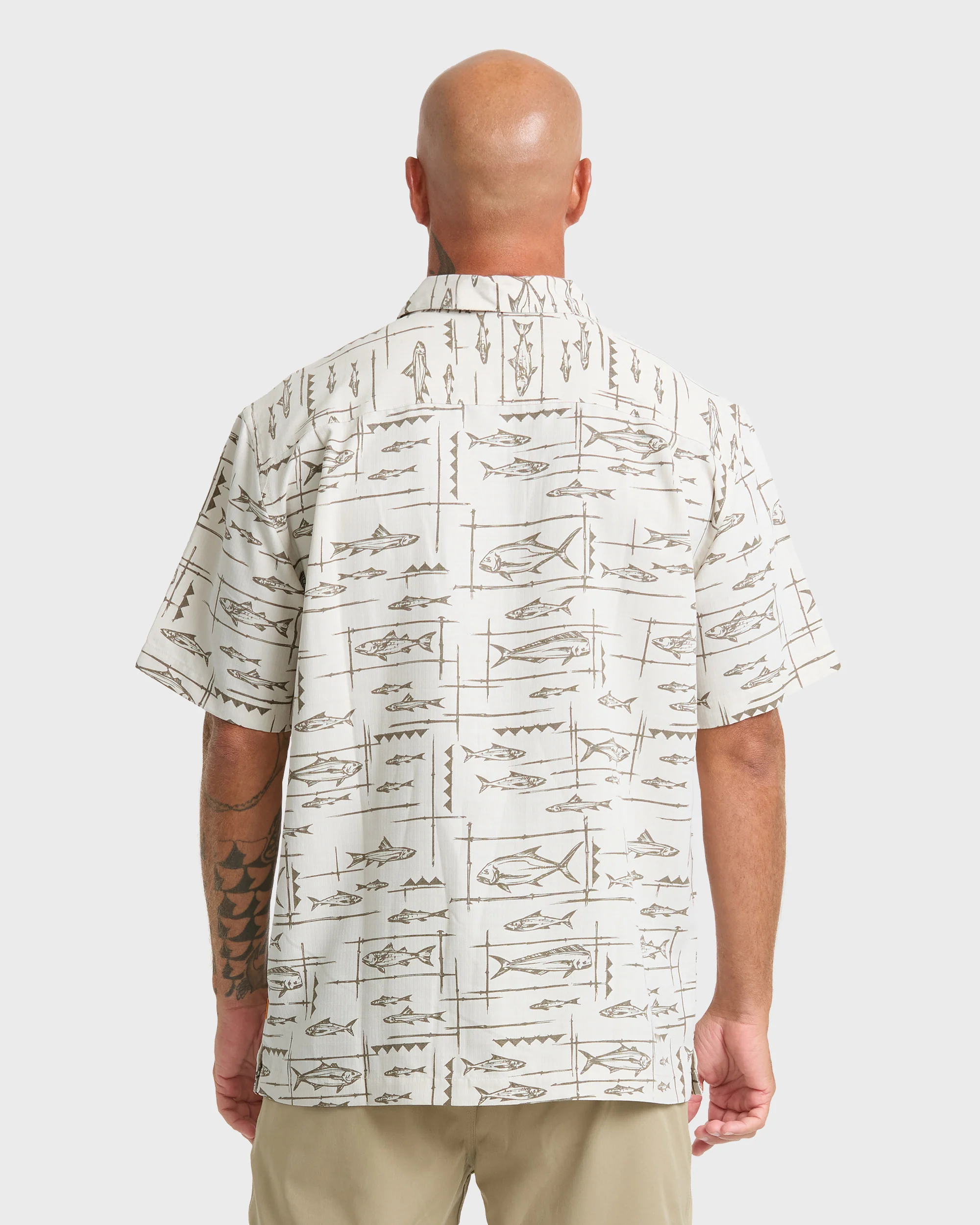 Waterman Topanga Short Sleeve Shirt - Moonbeam 2 Waterman Topanga Short Sleeve Shirt - Moonbeam