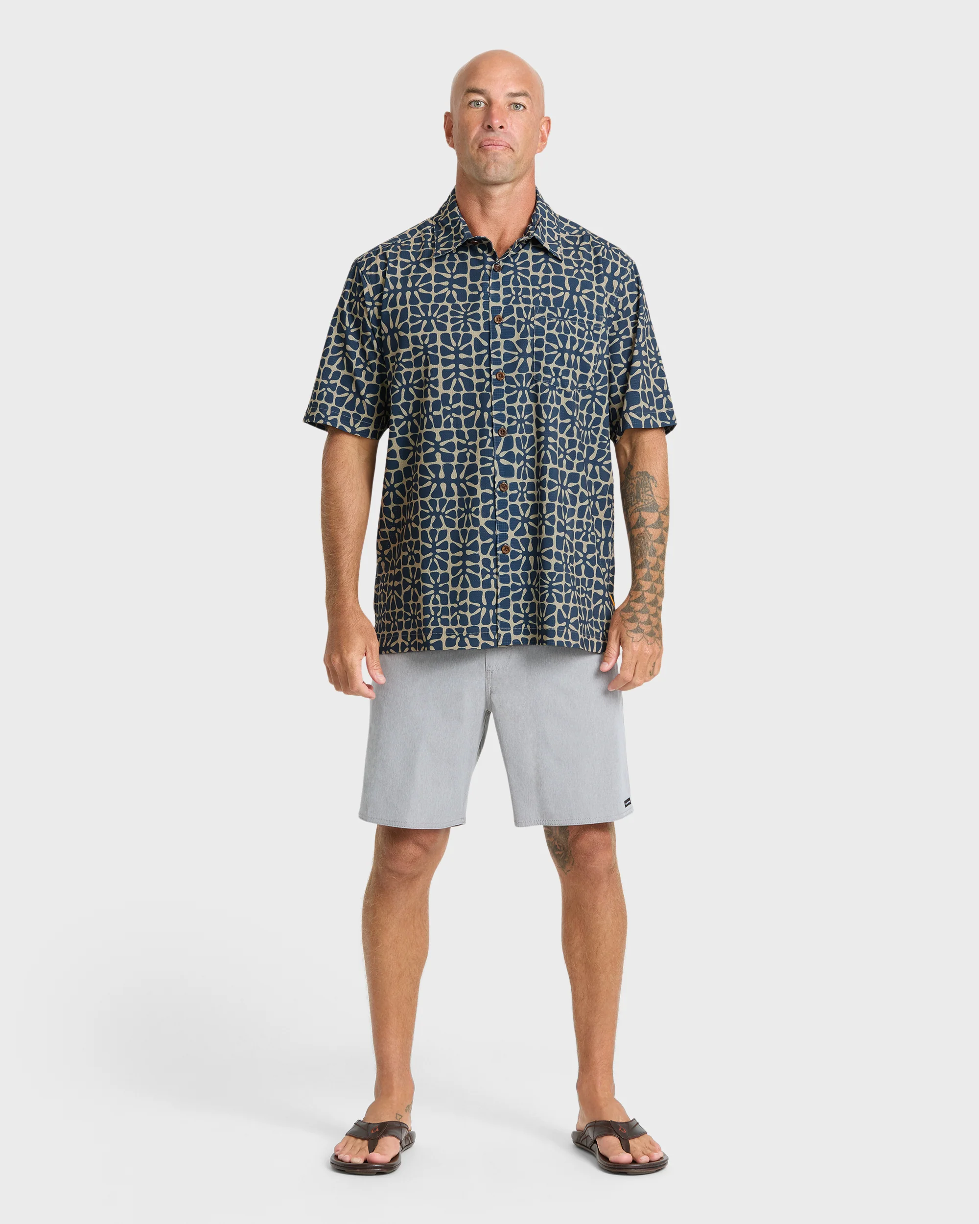 Waterman Coral Sea Performance Short Sleeve Shirt - Dark Denim 3 Waterman Coral Sea Performance Short Sleeve Shirt - Dark Denim