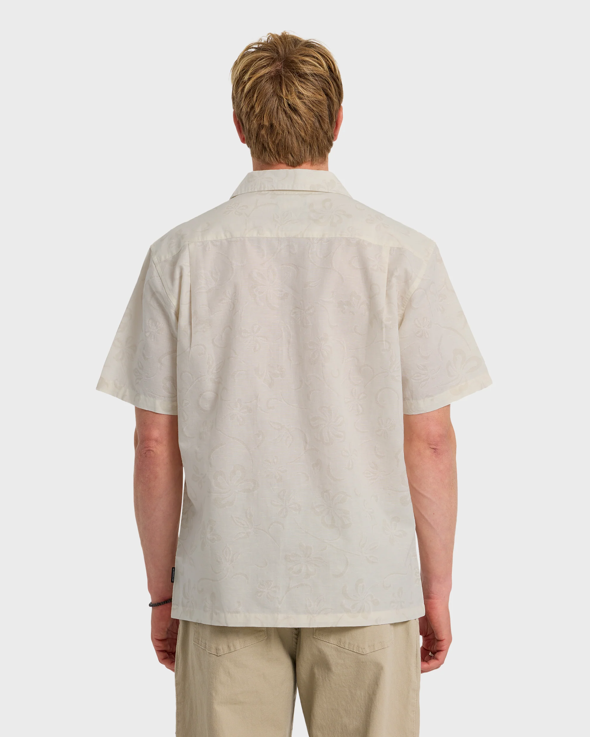 Lo-Biscus DNA Short Sleeve Camp Shirt - Snow White 2 Lo-Biscus DNA Short Sleeve Camp Shirt - Snow White