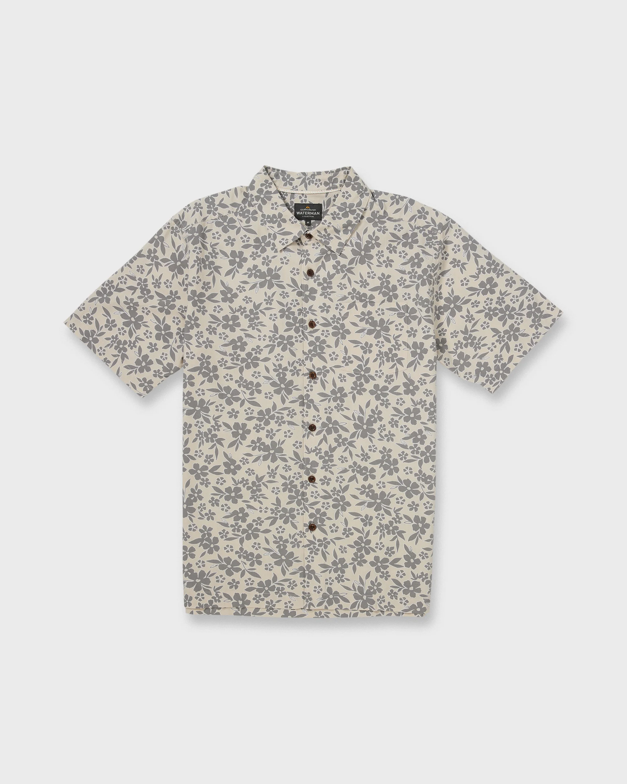 Waterman Flower Field Short Sleeve Shirt - Moonbeam 6 Waterman Flower Field Short Sleeve Shirt - Moonbeam