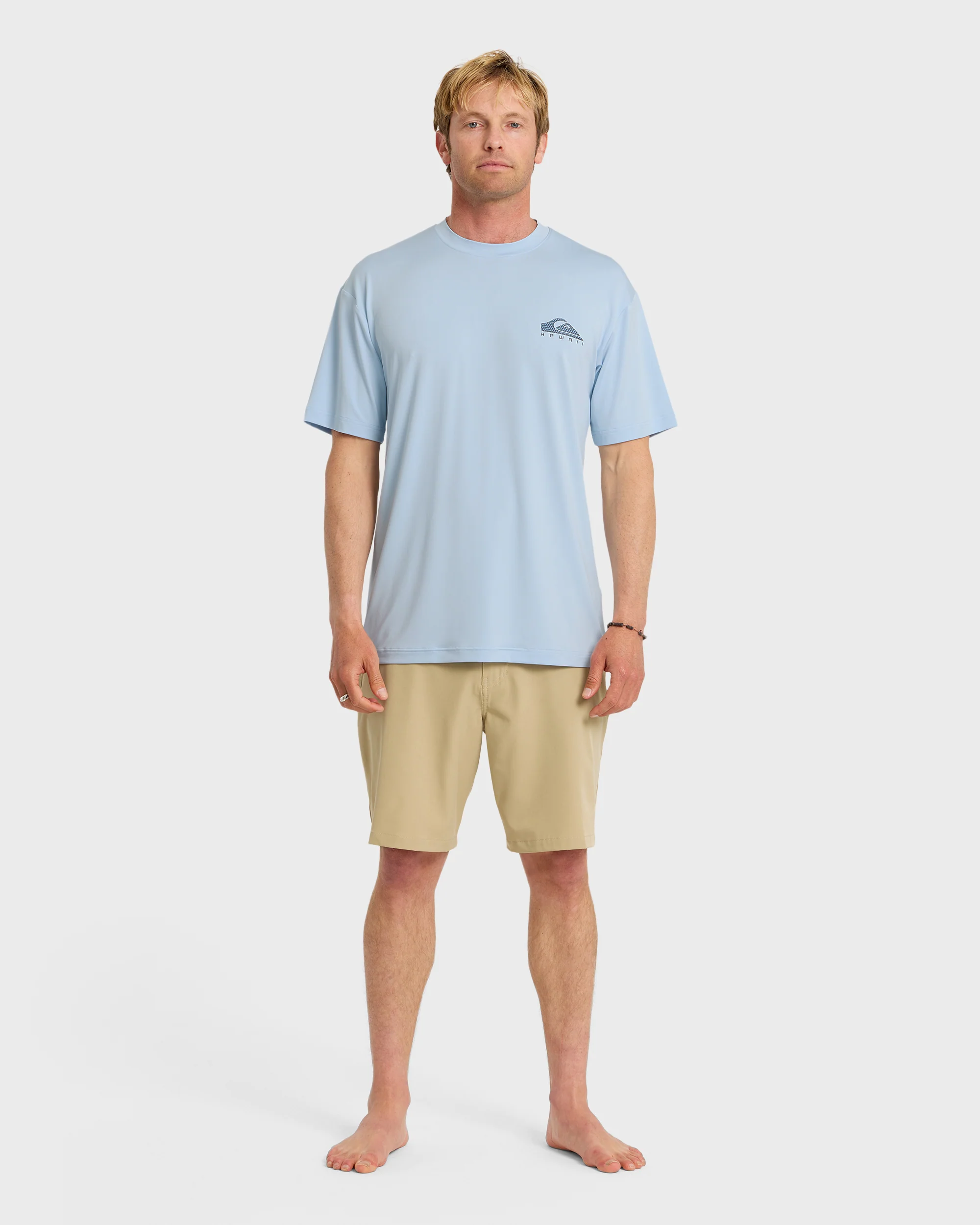 HI Everyday UPF 50 Short Sleeve Surf Shirt - Skyway 3 HI Everyday UPF 50 Short Sleeve Surf Shirt - Skyway