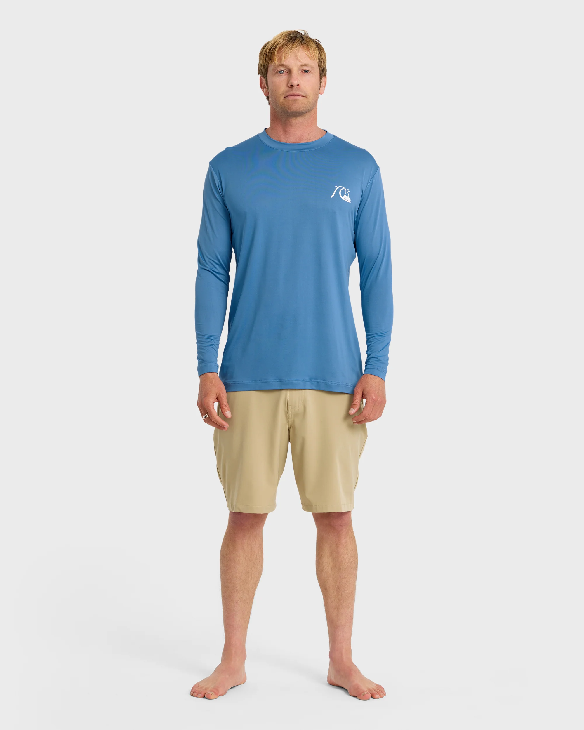 DNA Logo UPF 50 Long Sleeve Surf Shirt - Riviera 3 DNA Logo UPF 50 Long Sleeve Surf Shirt - Riviera