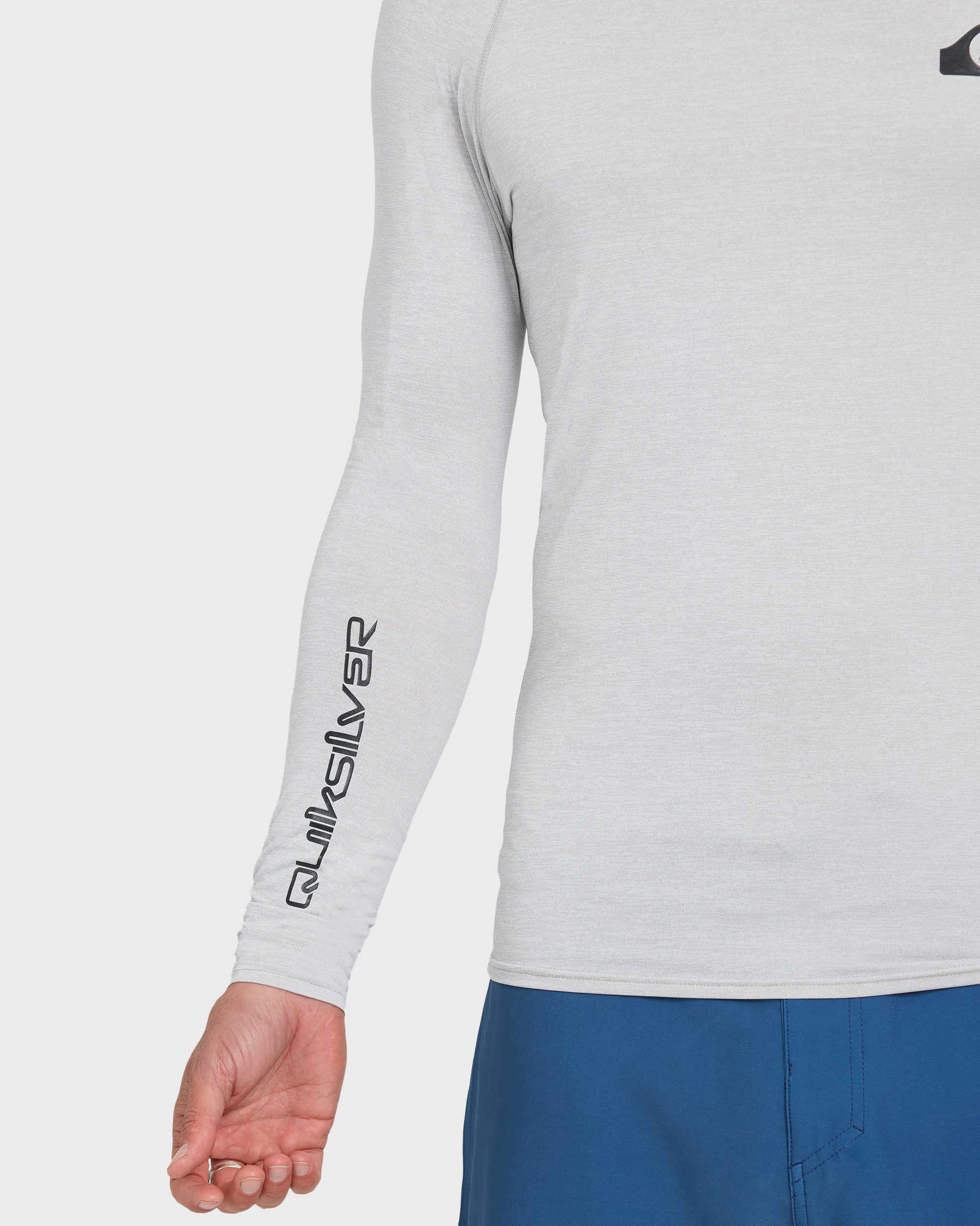 Everyday UPF 50 Long Sleeve Rashguard - Light Grey Hth 5 Everyday UPF 50 Long Sleeve Rashguard - Light Grey Hth