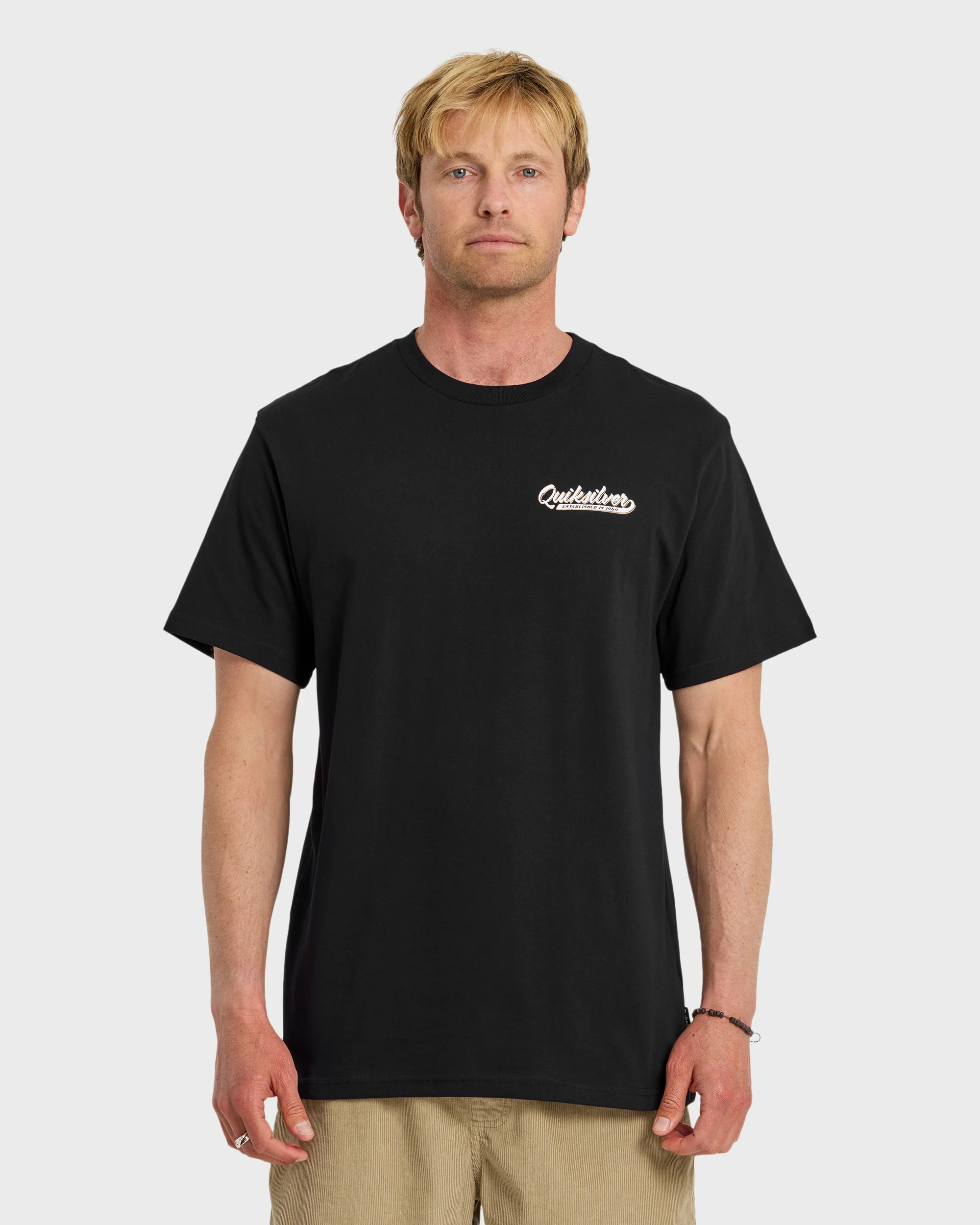 Thick To Thin Graphic Short Sleeve T-Shirt - Black 1 Thick To Thin Graphic Short Sleeve T-Shirt - Black