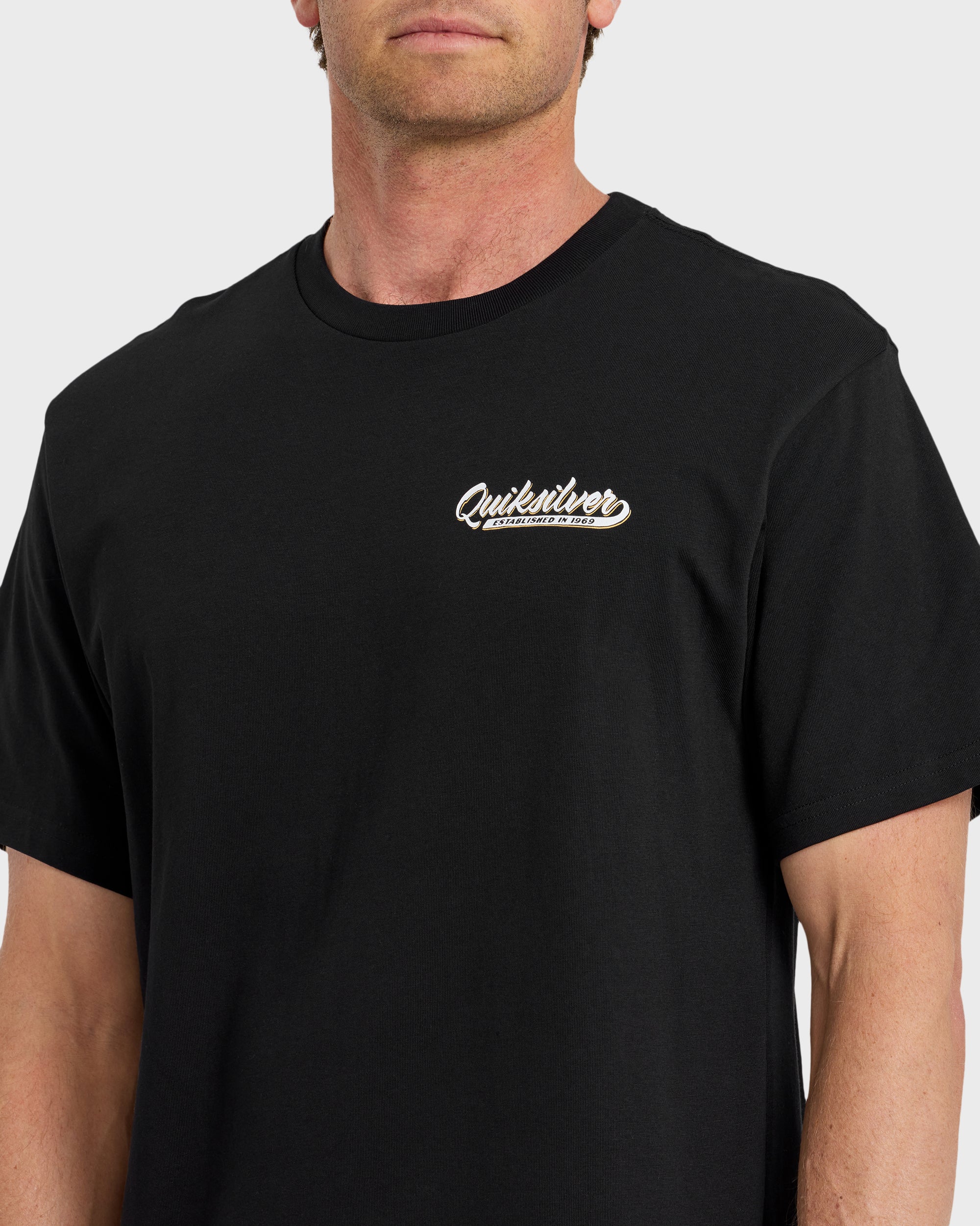 Thick To Thin Graphic Short Sleeve T-Shirt - Black 5 Thick To Thin Graphic Short Sleeve T-Shirt - Black