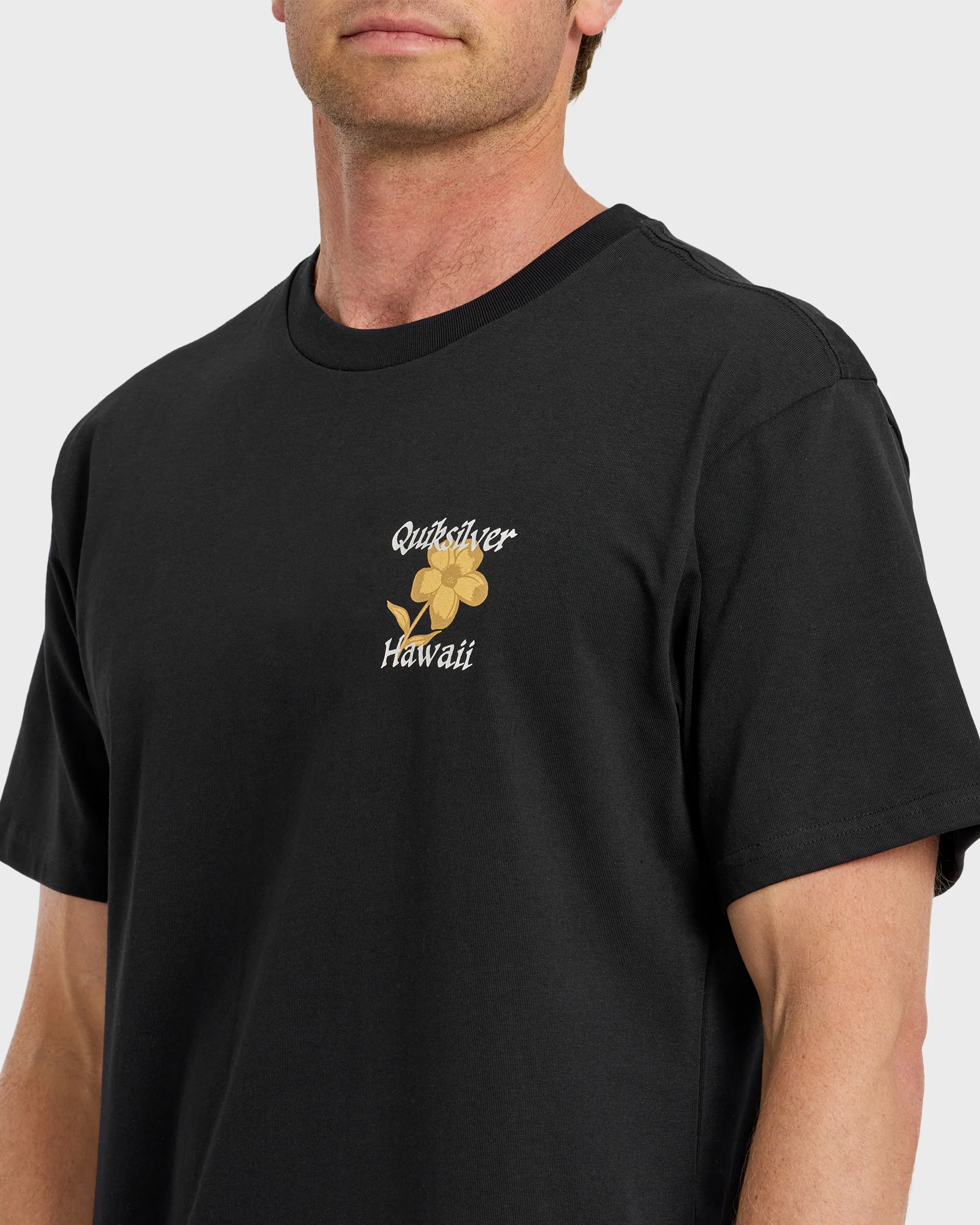 HI Floral Script Short Sleeve T-Shirt - Black 5 HI Floral Script Short Sleeve T-Shirt - Black