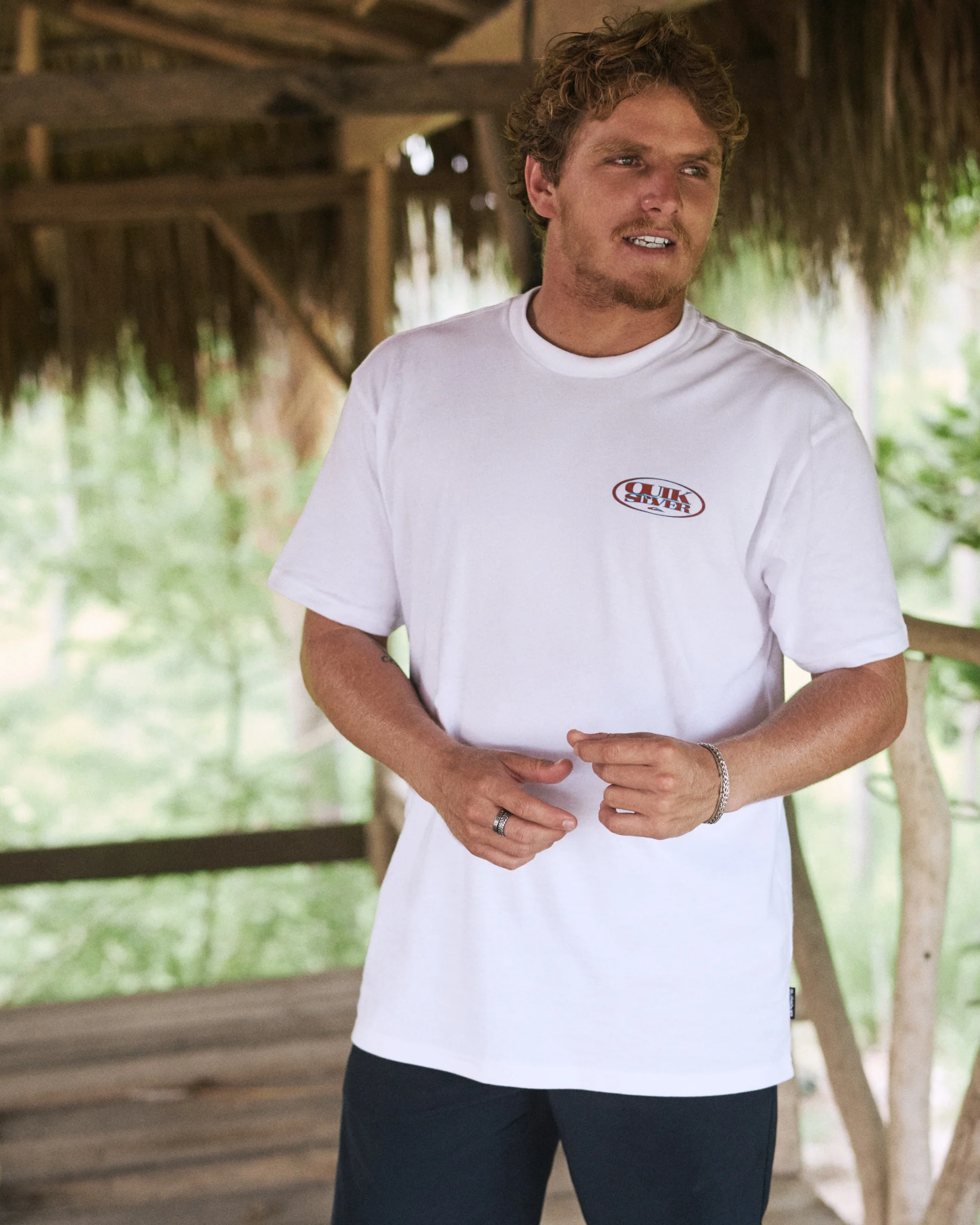 Blends Short Sleeve T-Shirt - White 2 Blends Short Sleeve T-Shirt - White