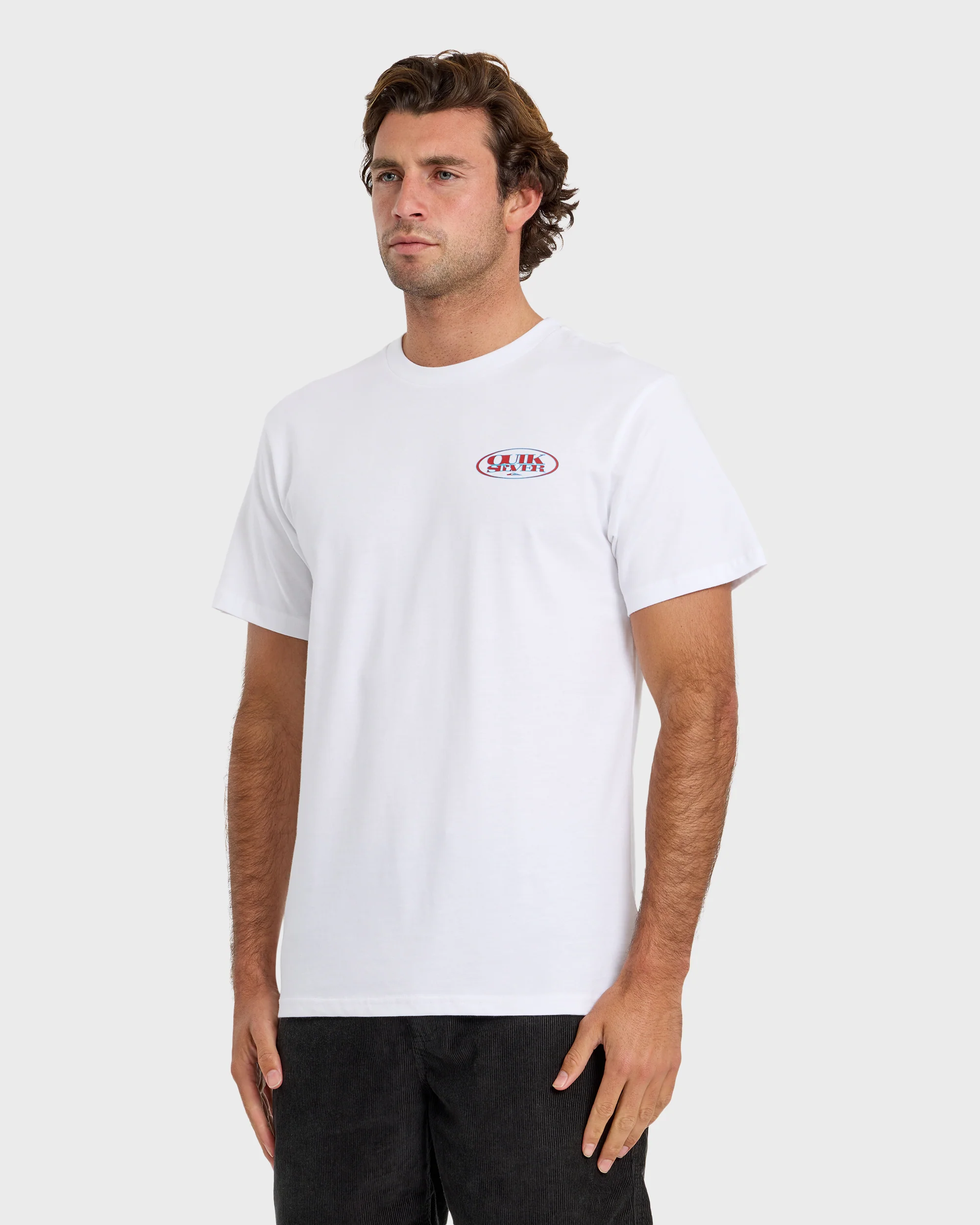 Blends Short Sleeve T-Shirt - White 5 Blends Short Sleeve T-Shirt - White