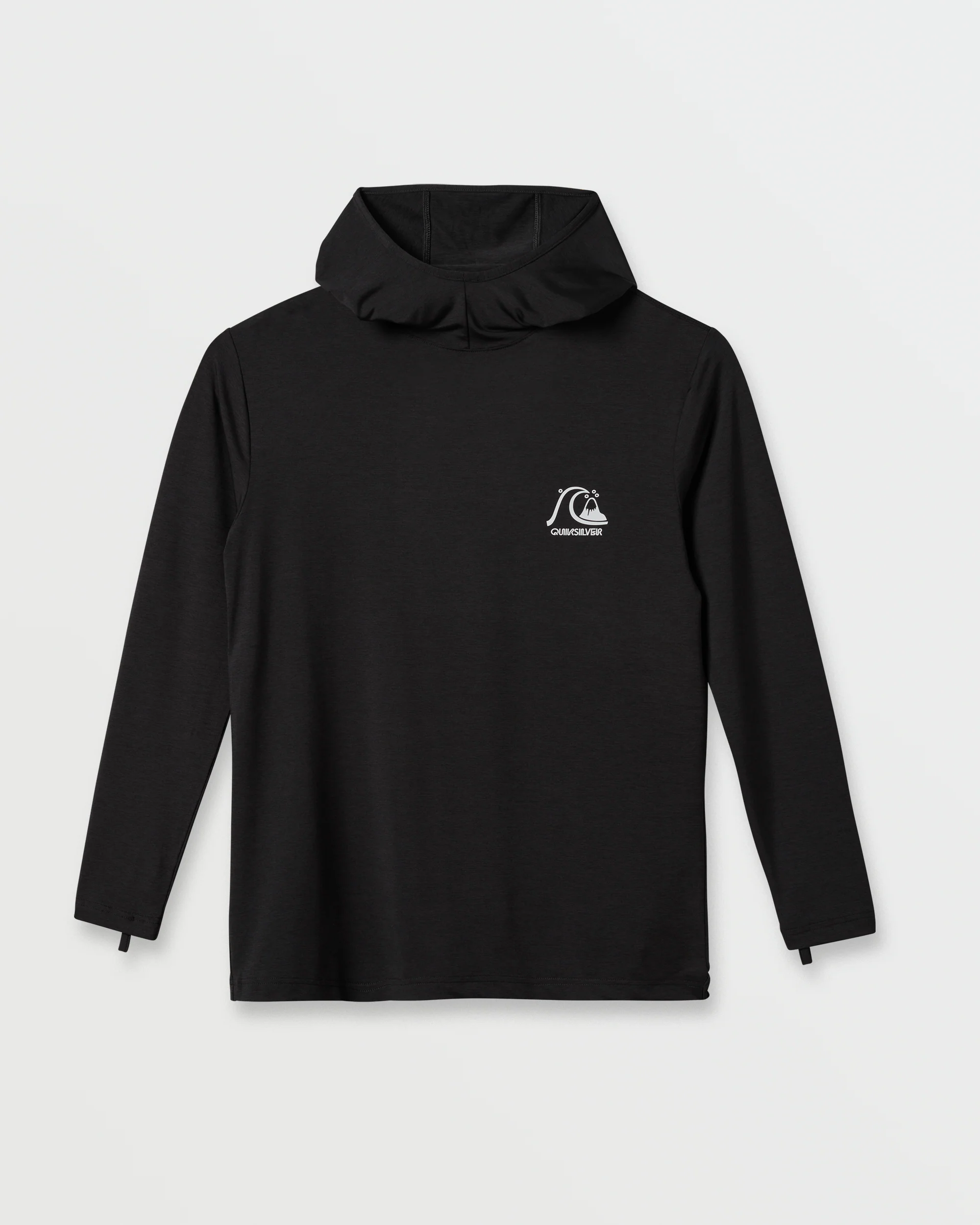 DNA Logo Surf Hood Long Sleeve Surf Tee - Phantom Heather 7 DNA Logo Surf Hood Long Sleeve Surf Tee - Phantom Heather