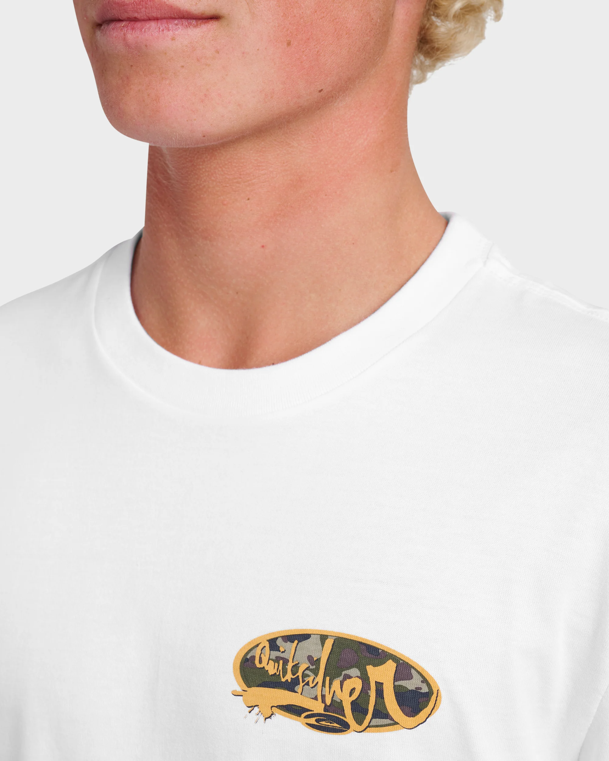 Impaired Camo Long Sleeve T-shirt - White 4 Impaired Camo Long Sleeve T-shirt - White