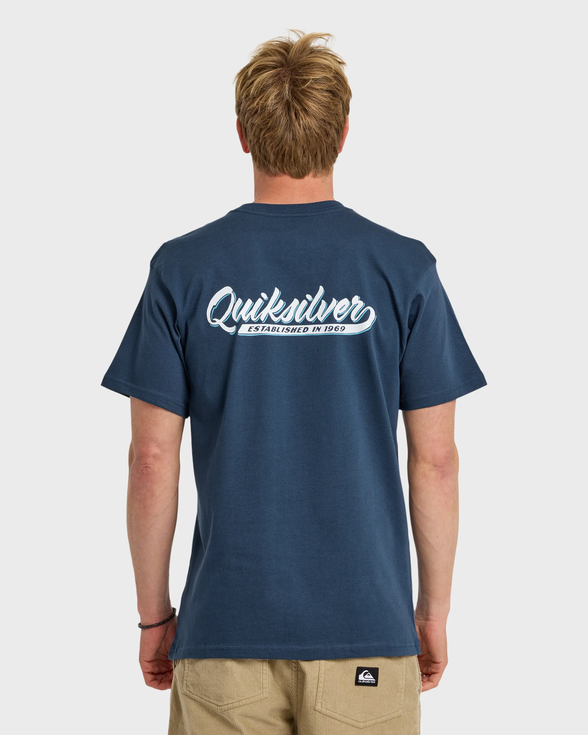 Thick To Thin Graphic Short Sleeve T-Shirt - Dark Denim 2 Thick To Thin Graphic Short Sleeve T-Shirt - Dark Denim