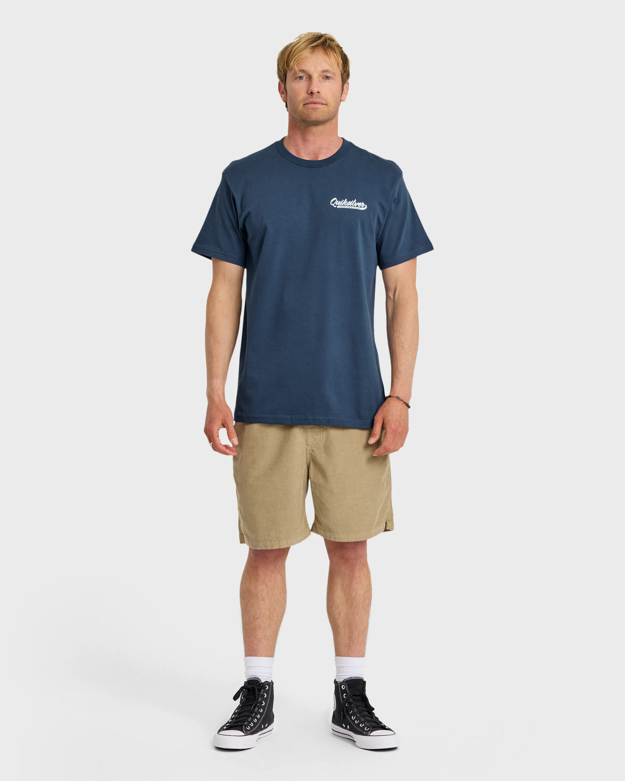 Thick To Thin Graphic Short Sleeve T-Shirt - Dark Denim 3 Thick To Thin Graphic Short Sleeve T-Shirt - Dark Denim