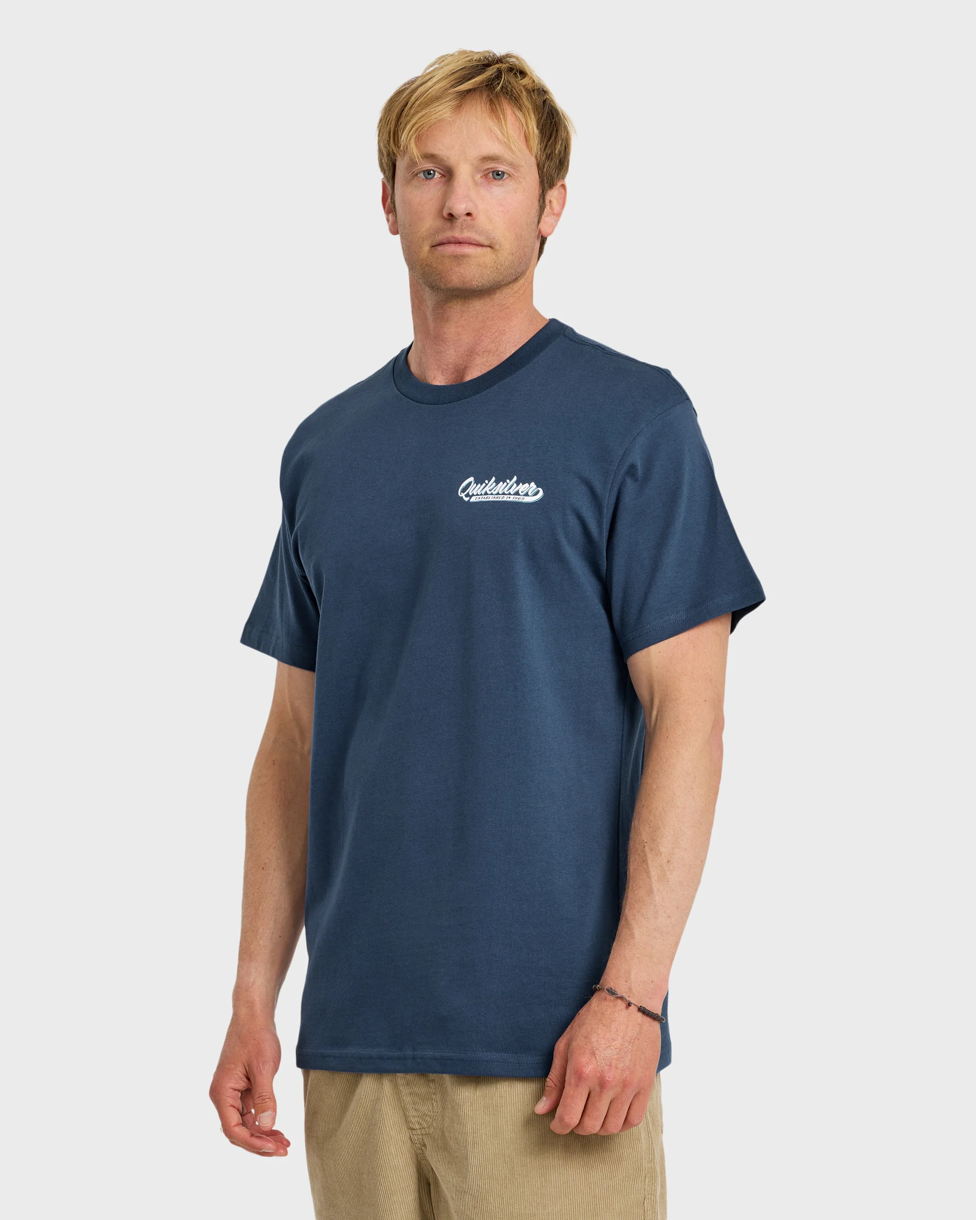 Thick To Thin Graphic Short Sleeve T-Shirt - Dark Denim 4 Thick To Thin Graphic Short Sleeve T-Shirt - Dark Denim