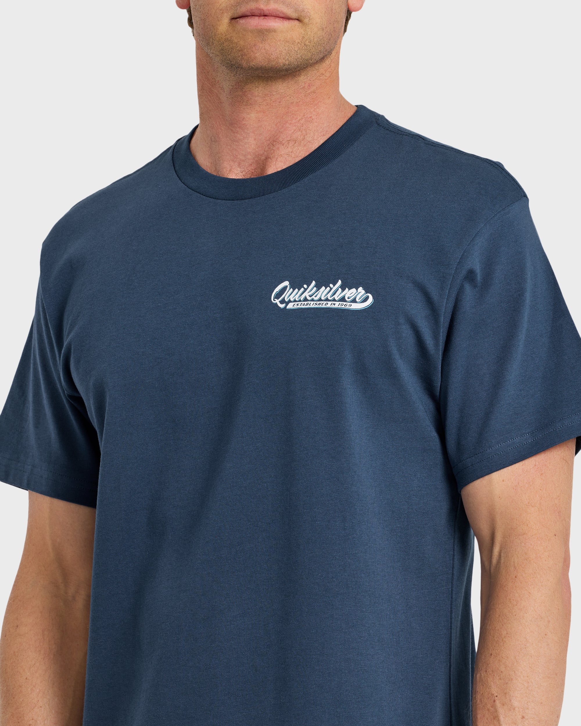 Thick To Thin Graphic Short Sleeve T-Shirt - Dark Denim 5 Thick To Thin Graphic Short Sleeve T-Shirt - Dark Denim