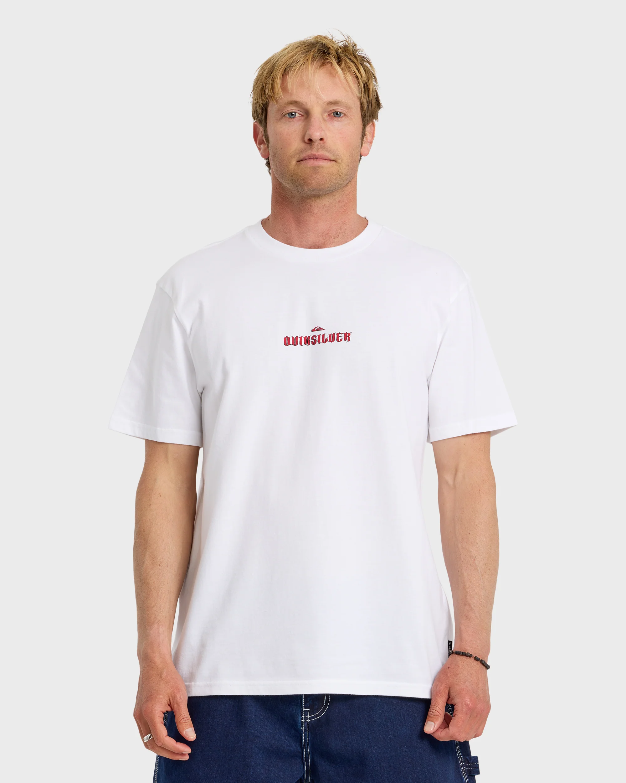 Dark Torch Pigment-Dyed Short Sleeve T-Shirt - White