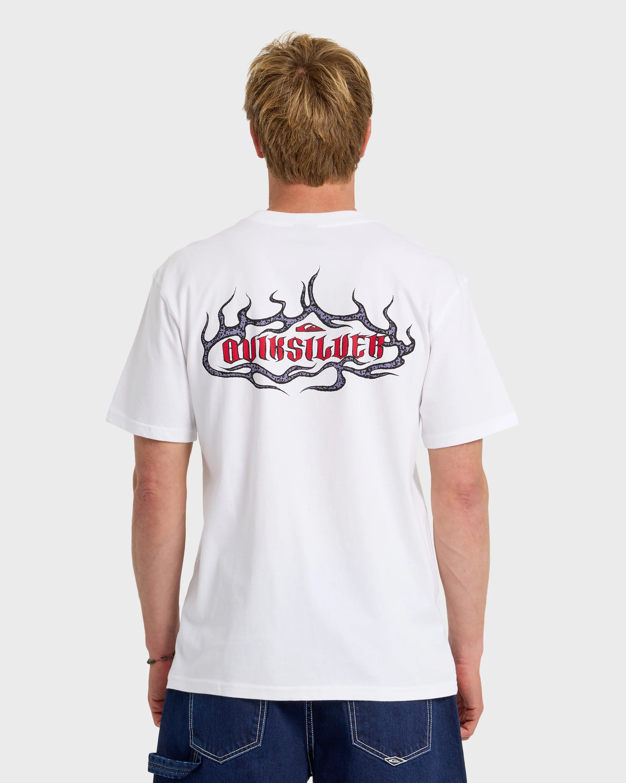 Dark Torch Pigment-Dyed Short Sleeve T-Shirt - White 2 Dark Torch Pigment-Dyed Short Sleeve T-Shirt - White