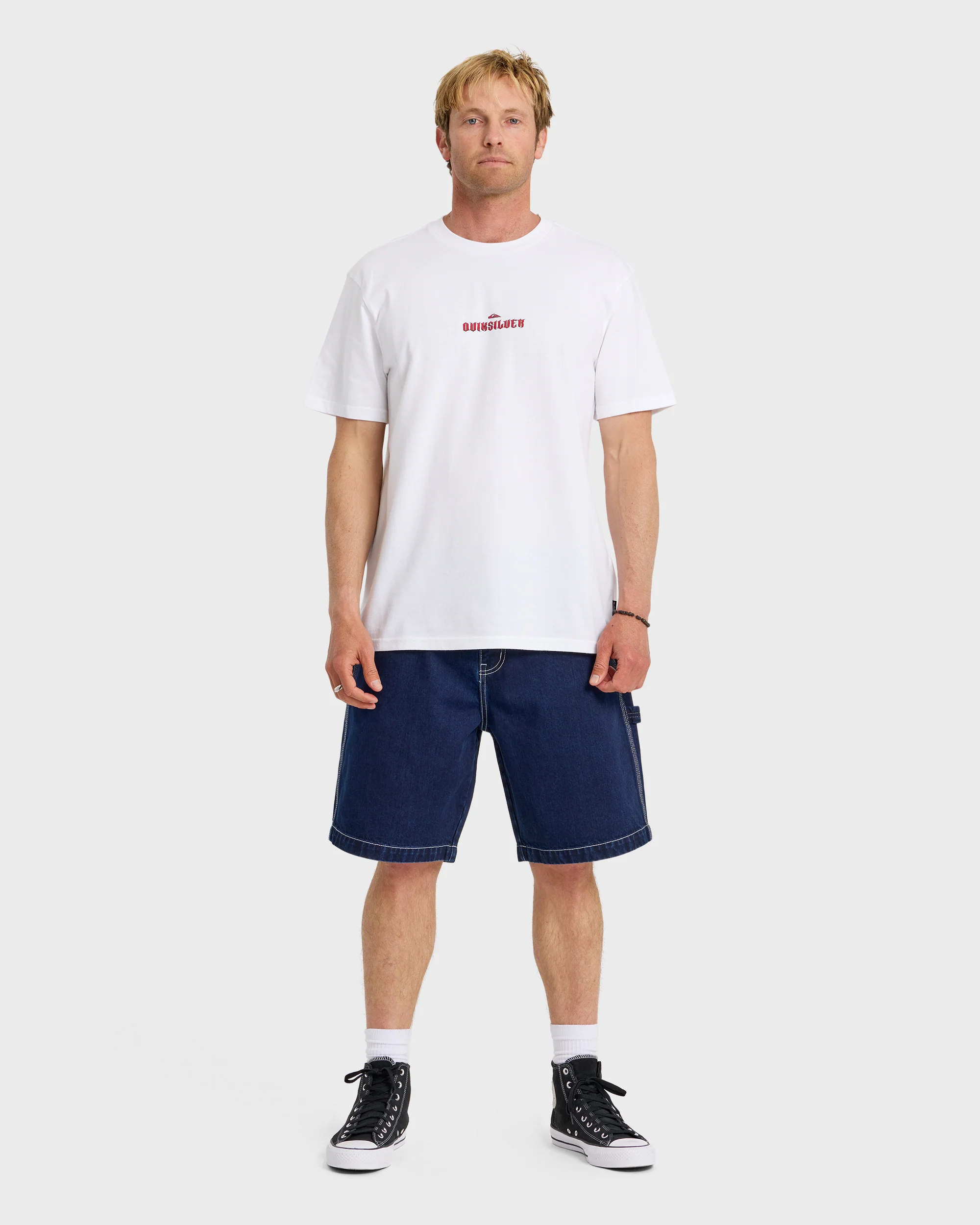 Dark Torch Pigment-Dyed Short Sleeve T-Shirt - White 3 Dark Torch Pigment-Dyed Short Sleeve T-Shirt - White