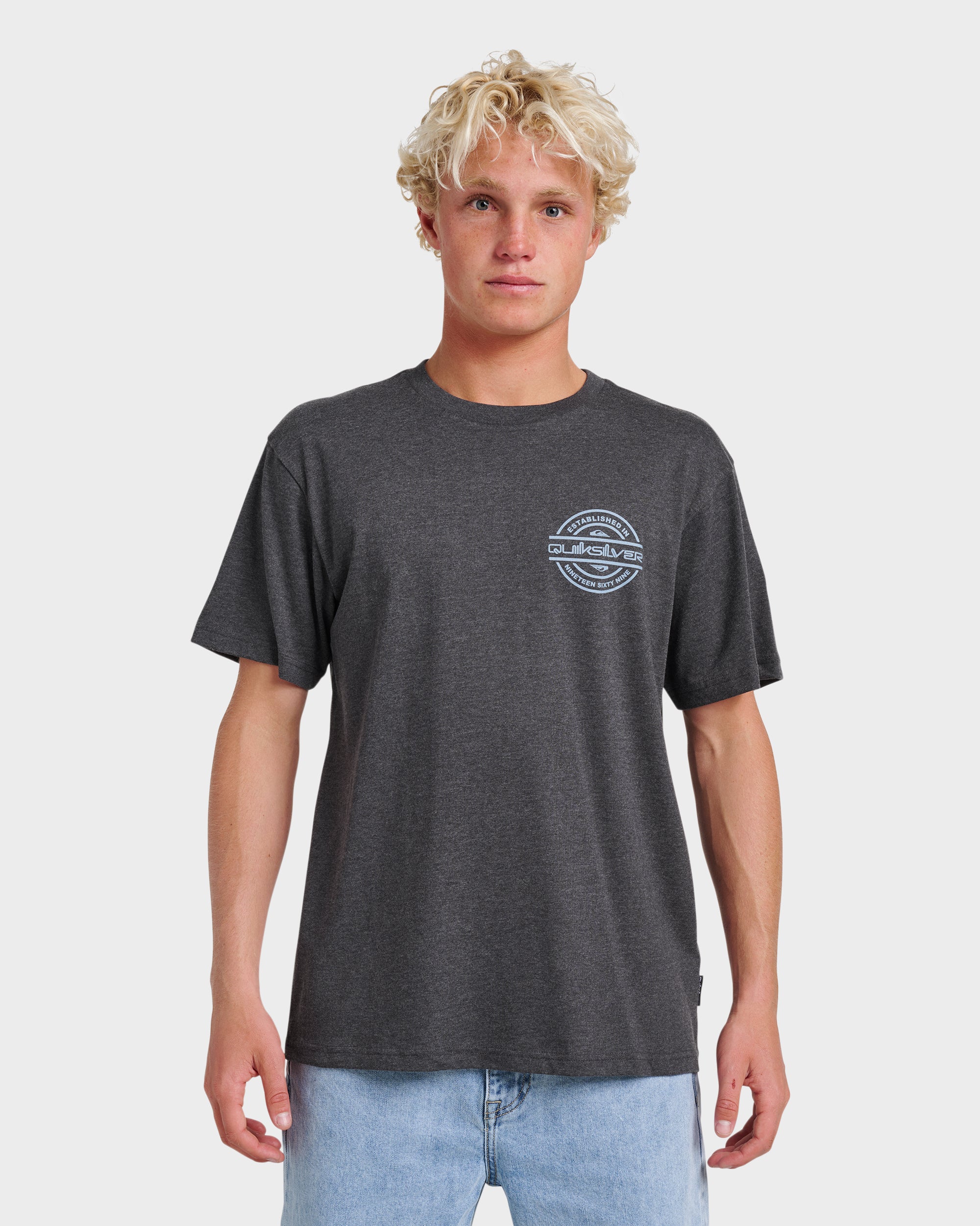Mirrored Classic T-shirt - Charcoal Heather 1 Mirrored Classic T-shirt - Charcoal Heather