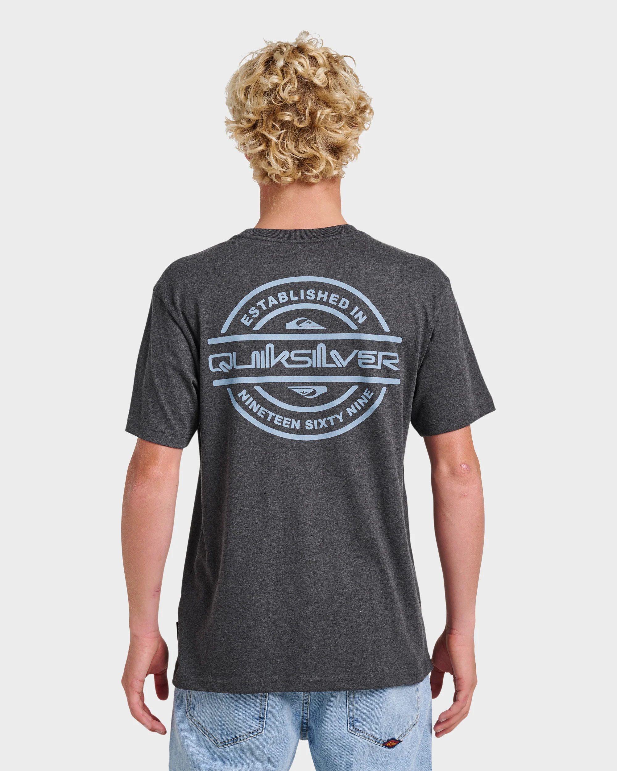 Mirrored Classic T-shirt - Charcoal Heather 2 Mirrored Classic T-shirt - Charcoal Heather