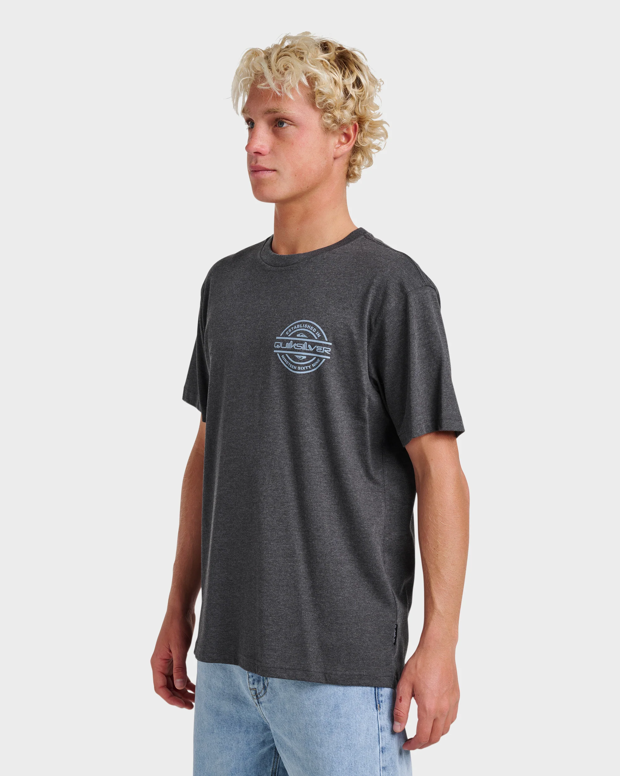 Mirrored Classic T-shirt - Charcoal Heather 3 Mirrored Classic T-shirt - Charcoal Heather
