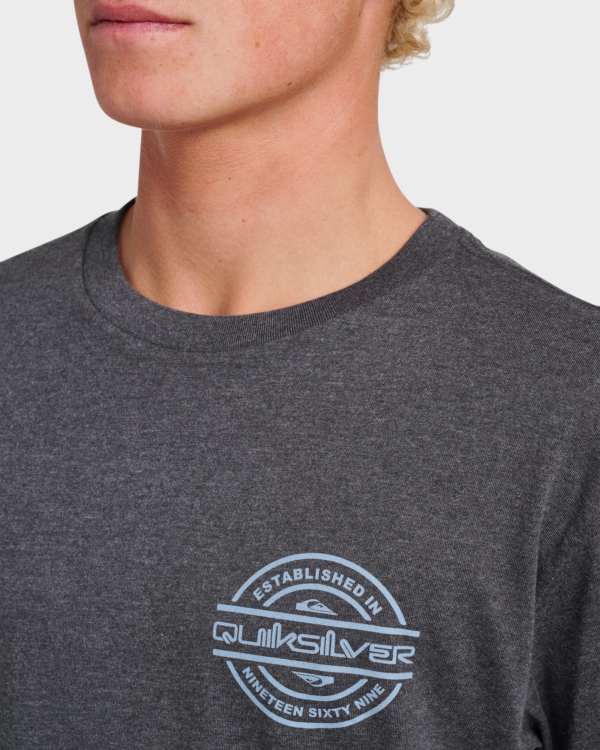 Mirrored Classic T-shirt - Charcoal Heather 4 Mirrored Classic T-shirt - Charcoal Heather