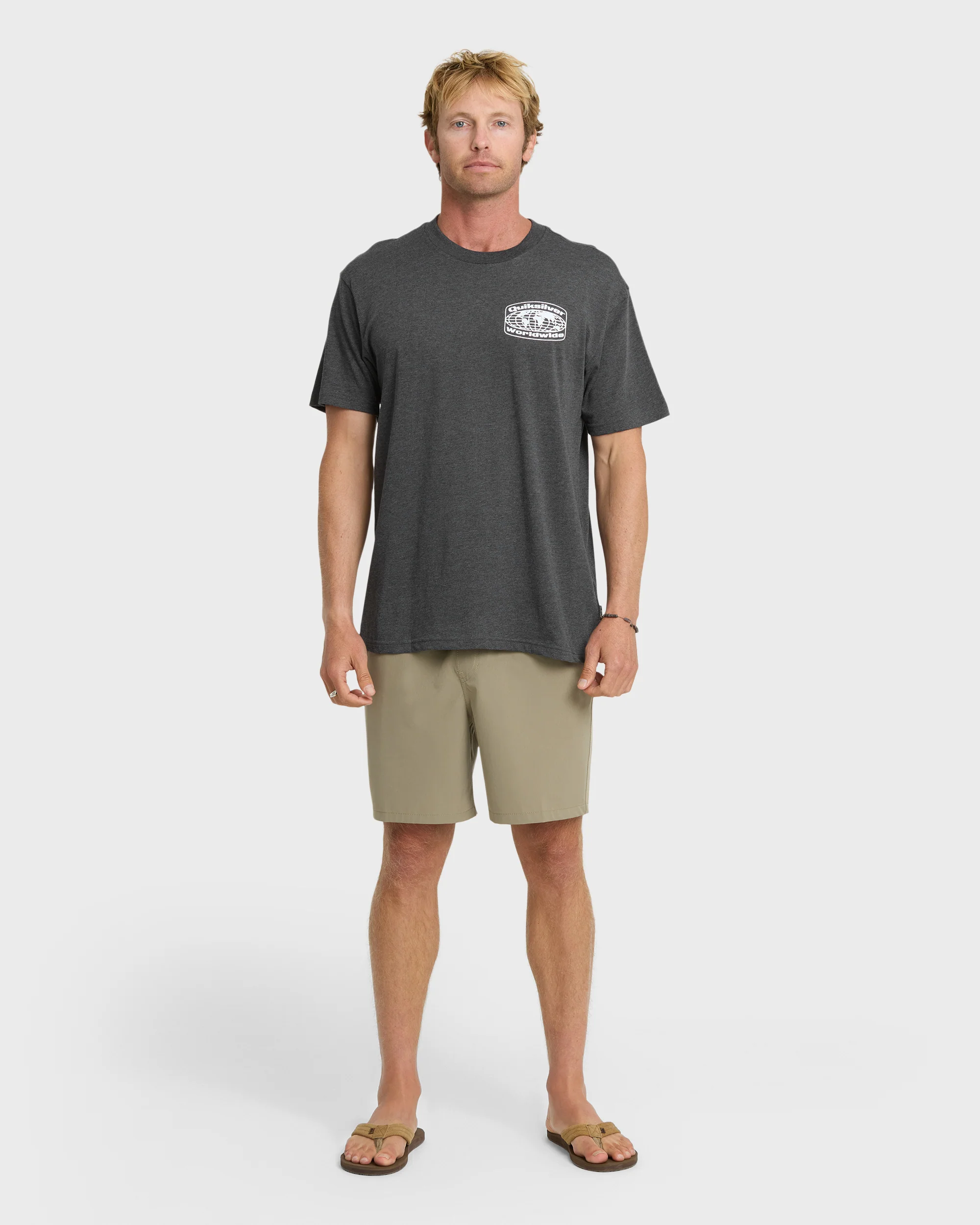 Global Local Classic T-shirt - Charcoal Heather 3 Global Local Classic T-shirt - Charcoal Heather