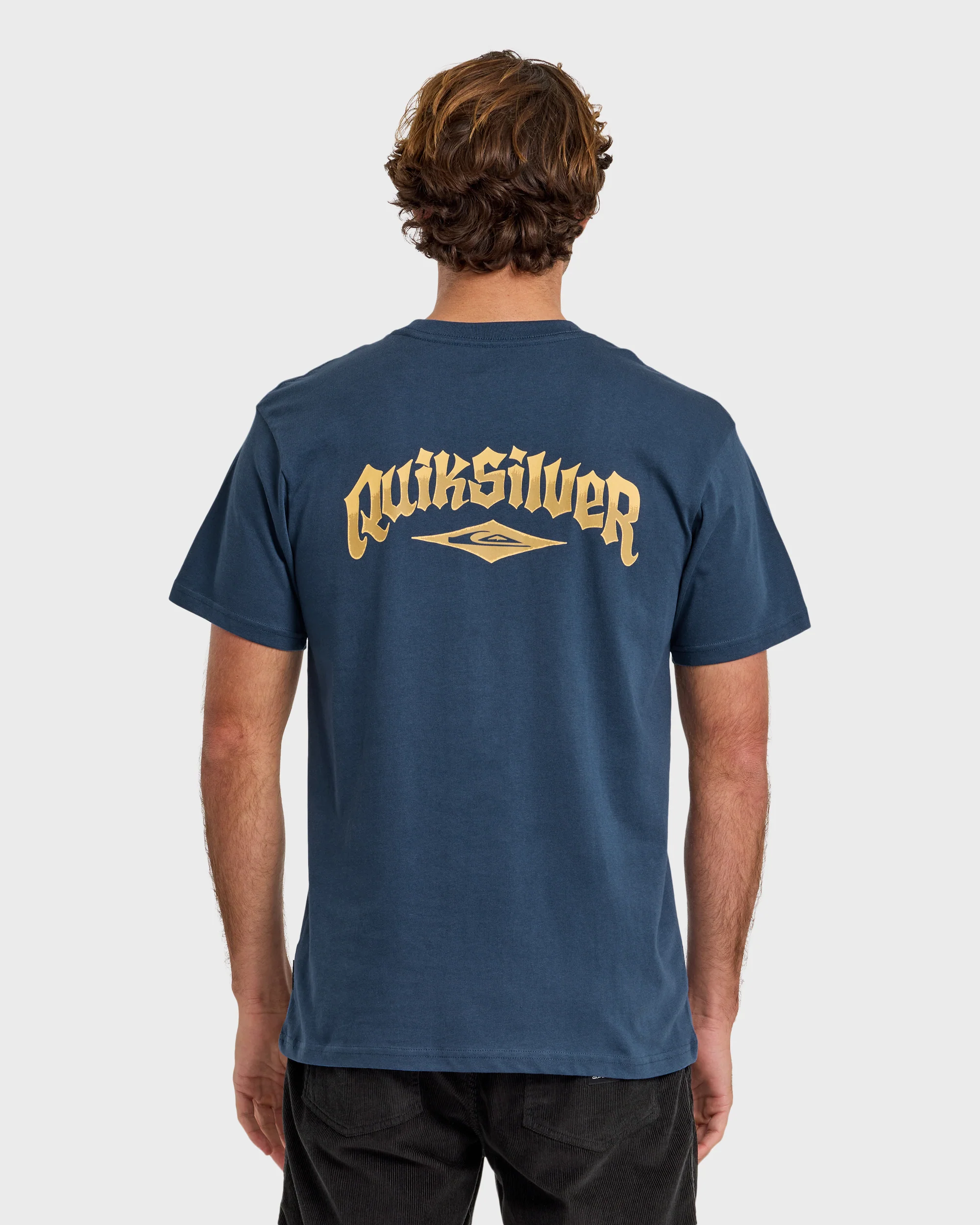 Diamond Arch Classic Short Sleeve T-Shirt - Dark Denim 2 Diamond Arch Classic Short Sleeve T-Shirt - Dark Denim