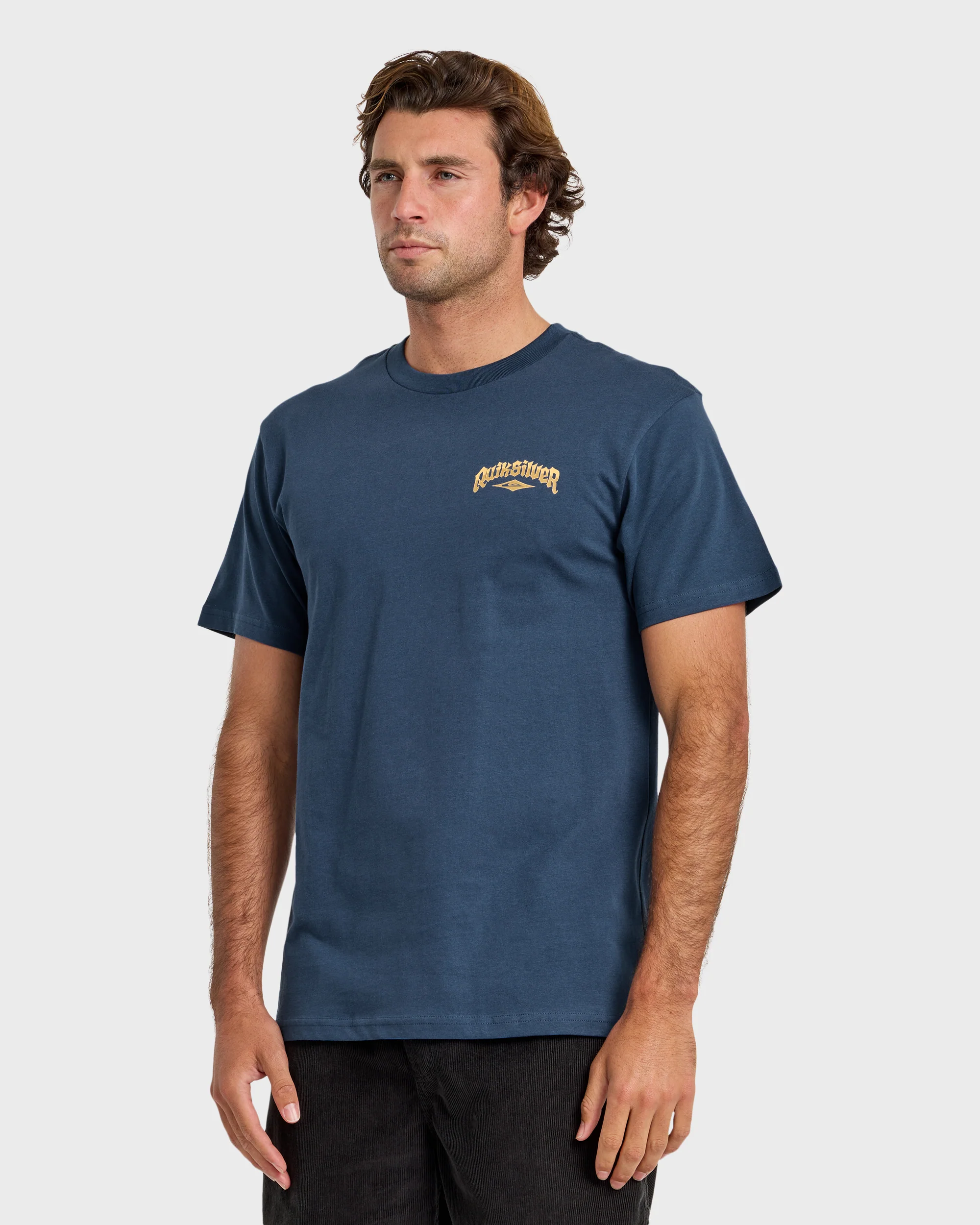 Diamond Arch Classic Short Sleeve T-Shirt - Dark Denim 4 Diamond Arch Classic Short Sleeve T-Shirt - Dark Denim