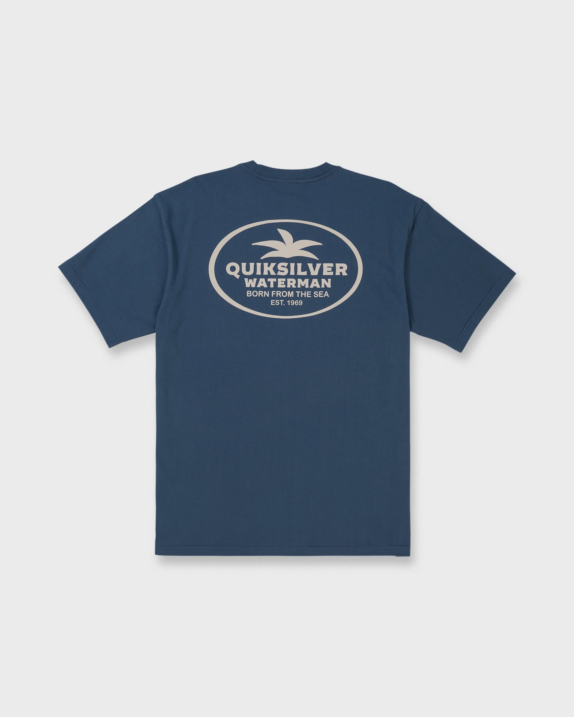 Waterman Union Made Sueded Short Sleeve T-Shirt - Dark Denim 7 Waterman Union Made Sueded Short Sleeve T-Shirt - Dark Denim
