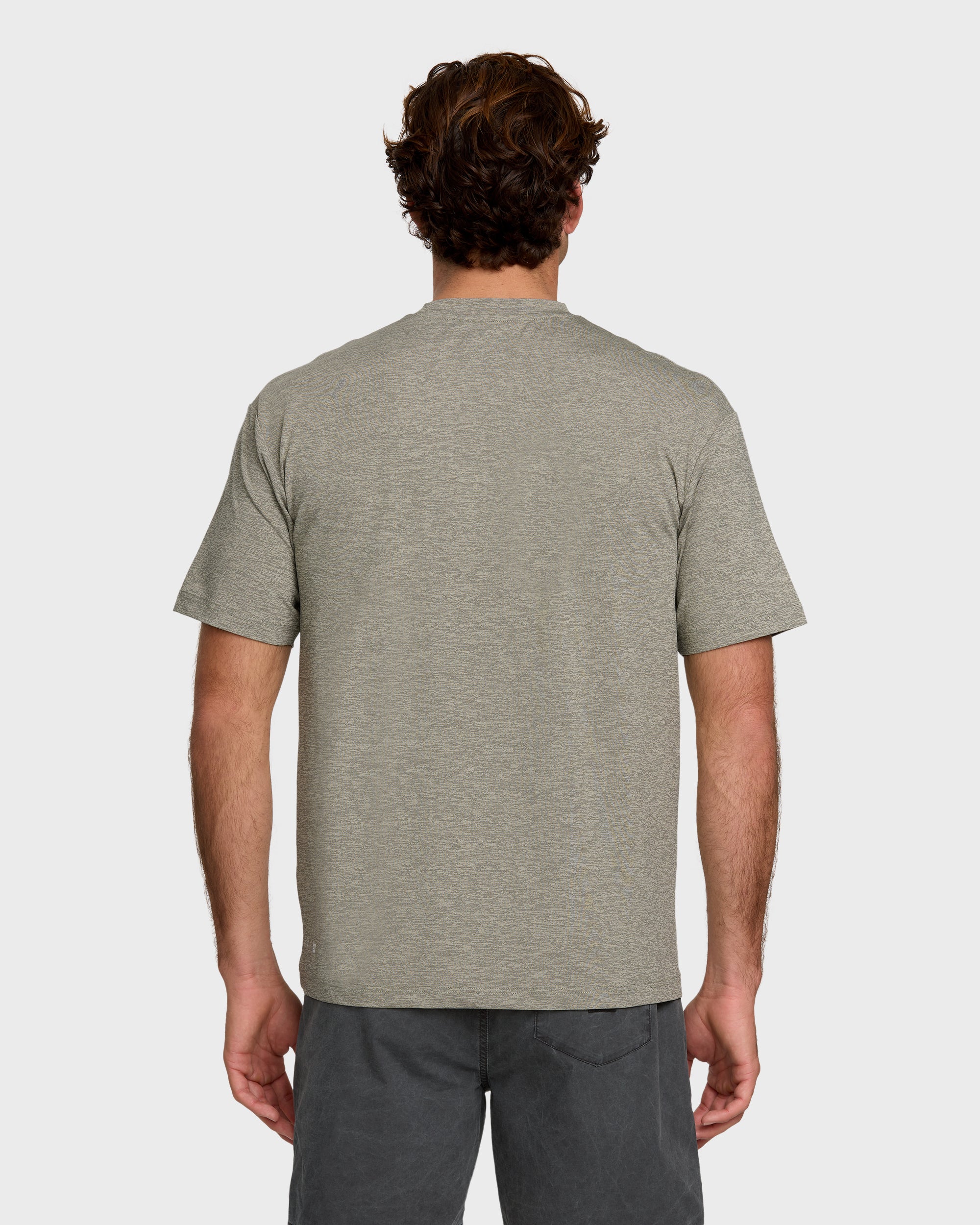 DNA Logo Surf Short Sleeve Surf Tee - Smoked Gray Heather 2 DNA Logo Surf Short Sleeve Surf Tee - Smoked Gray Heather