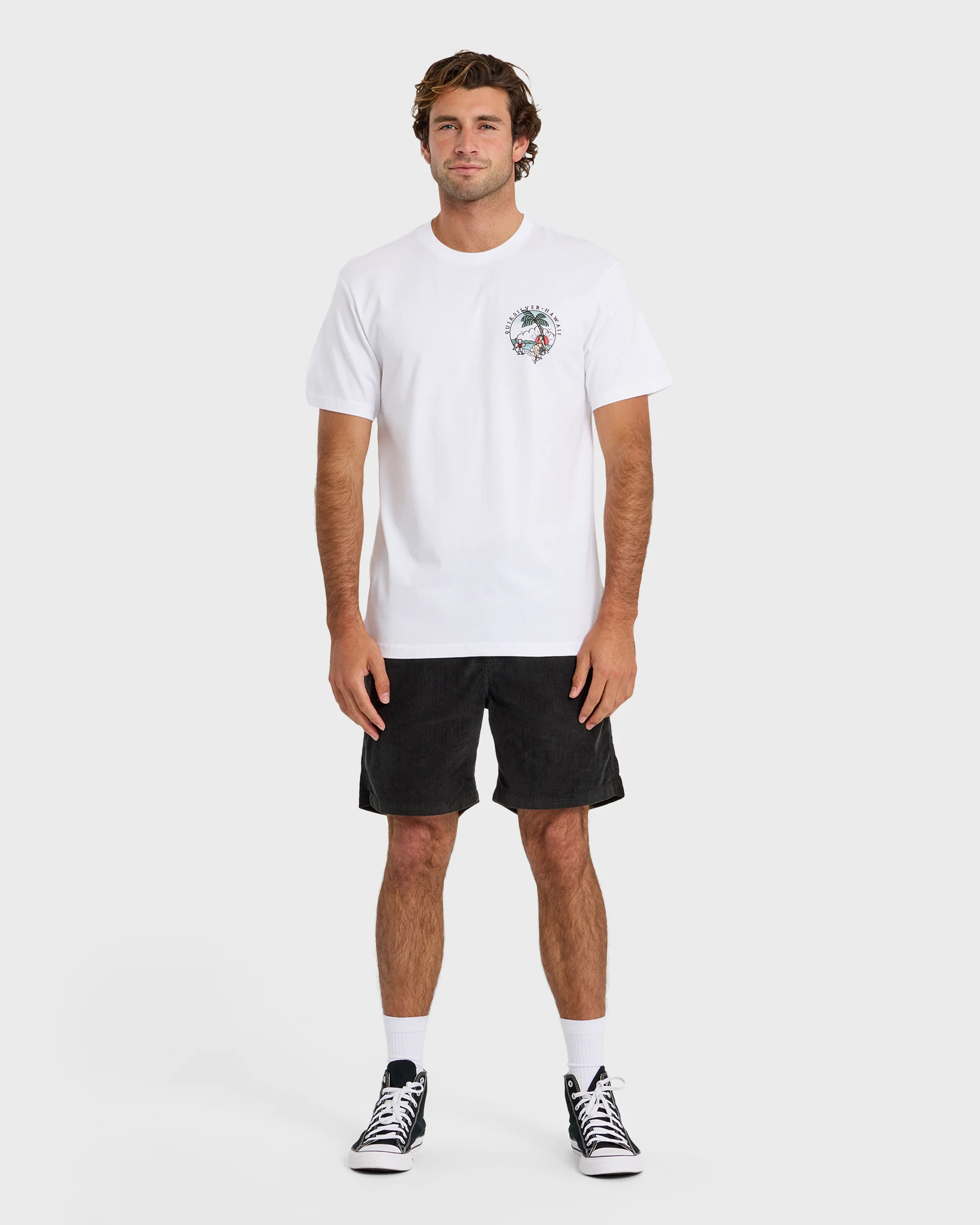 HI Hula Sunset T-Shirt - White 3 HI Hula Sunset T-Shirt - White