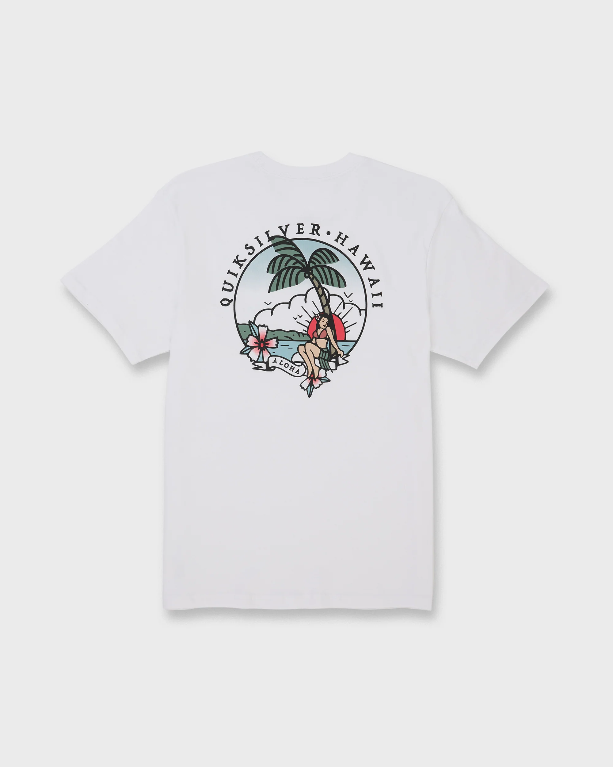 HI Hula Sunset T-Shirt - White 7 HI Hula Sunset T-Shirt - White