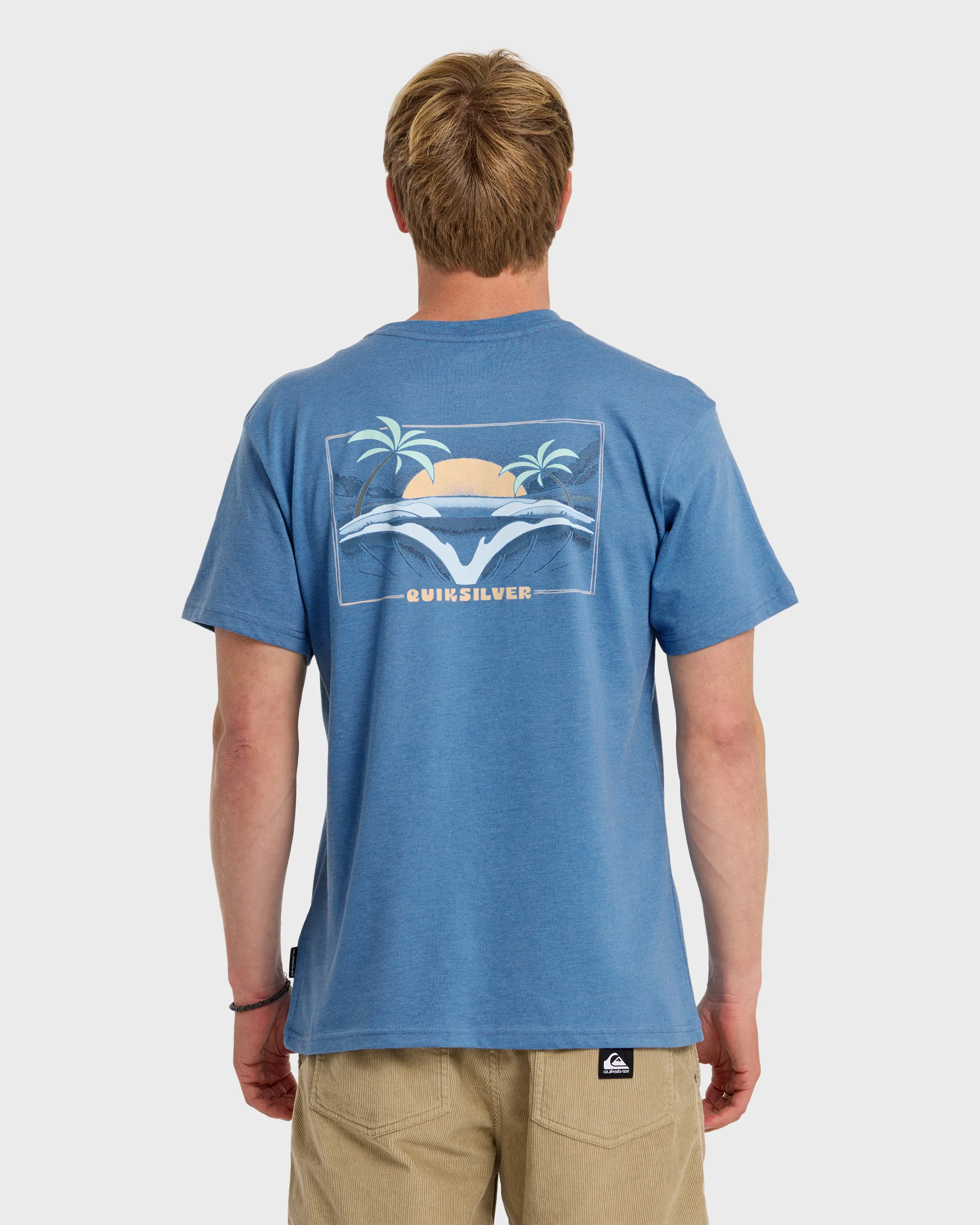 Wave Primitive Classic Short Sleeve T-Shirt - Riviera Heather 2 Wave Primitive Classic Short Sleeve T-Shirt - Riviera Heather