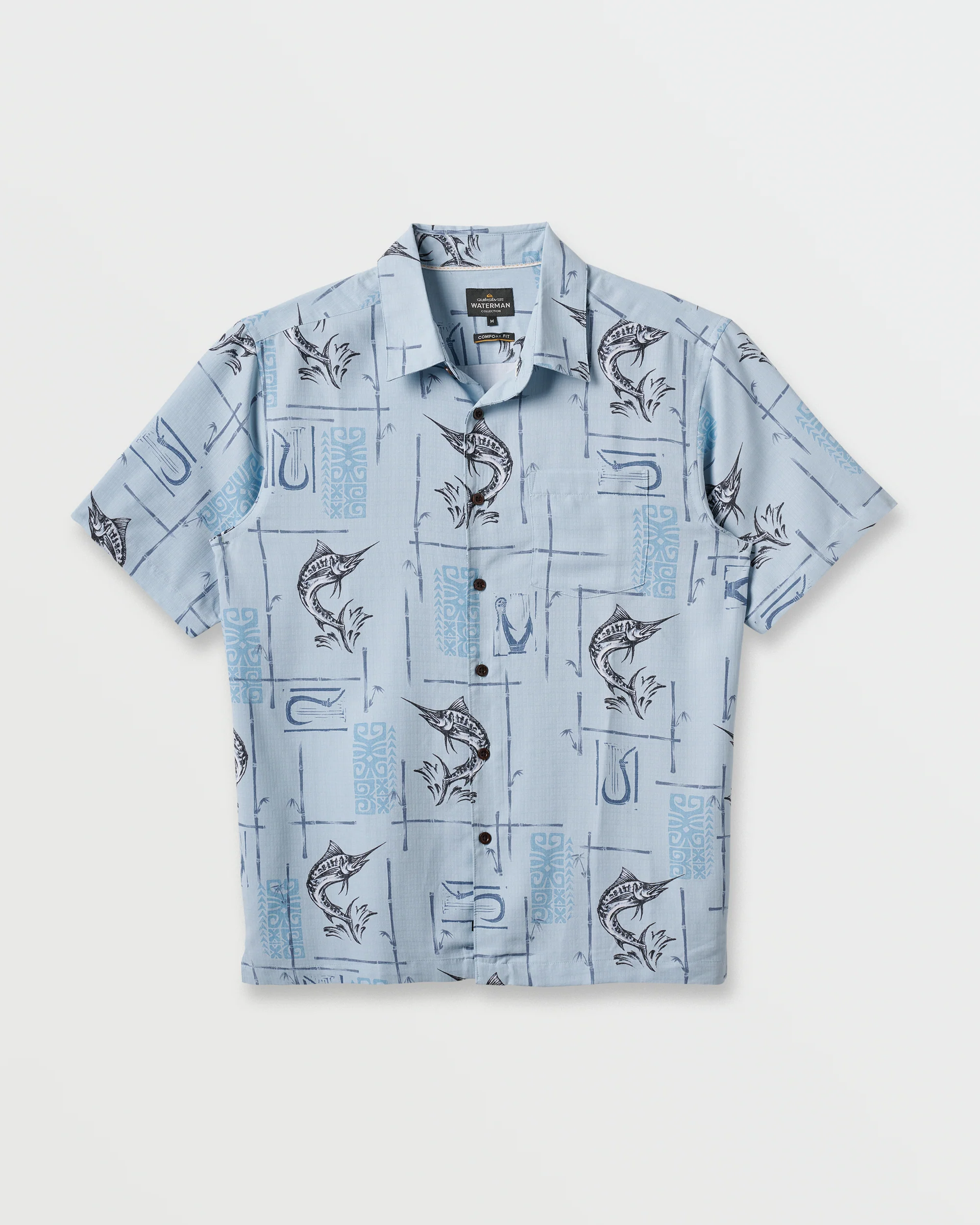 Waterman Big Day Short Sleeve Shirt - Ashley Blue 5 Waterman Big Day Short Sleeve Shirt - Ashley Blue