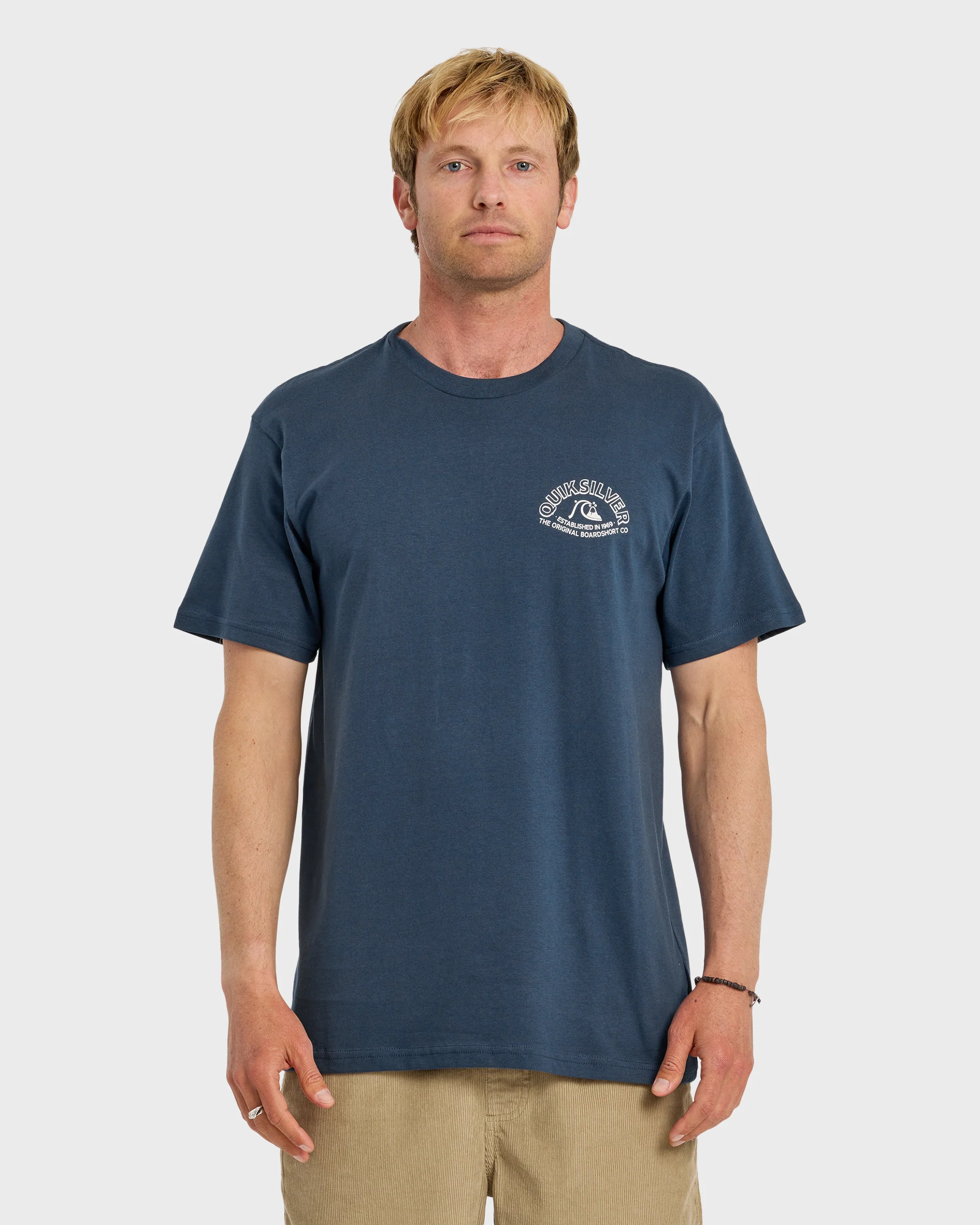 Bubble Arch Short Sleeve T-Shirt - Dark Denim