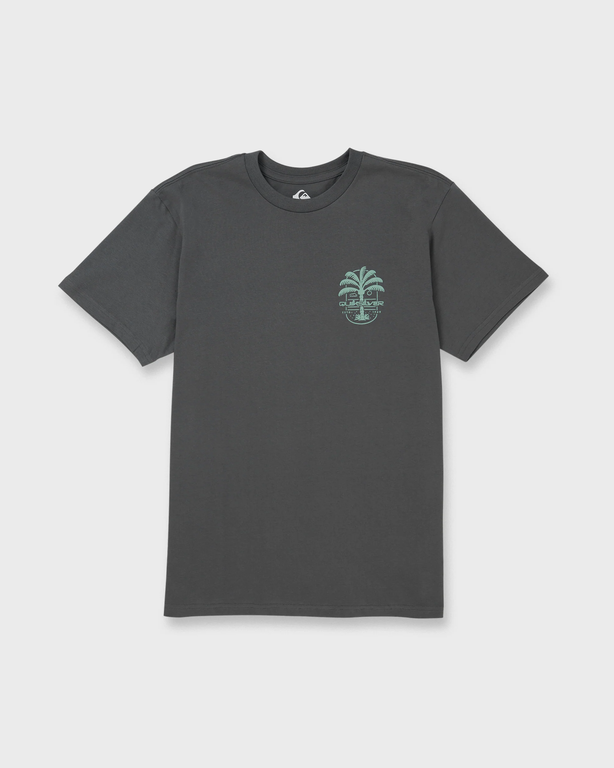 Uno Palm Short Sleeve T-Shirt - Iron Gate 6 Uno Palm Short Sleeve T-Shirt - Iron Gate