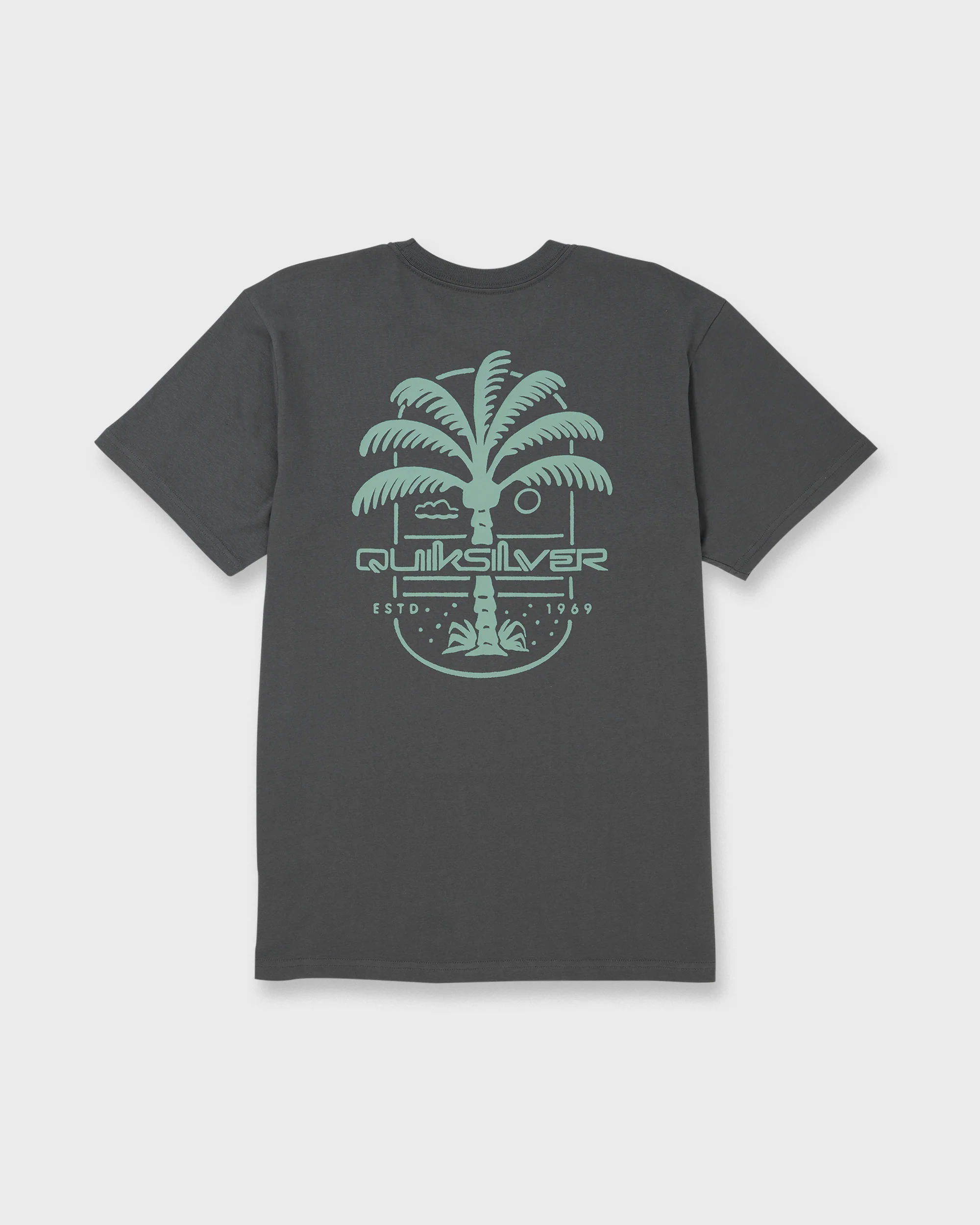 Uno Palm Short Sleeve T-Shirt - Iron Gate 7 Uno Palm Short Sleeve T-Shirt - Iron Gate
