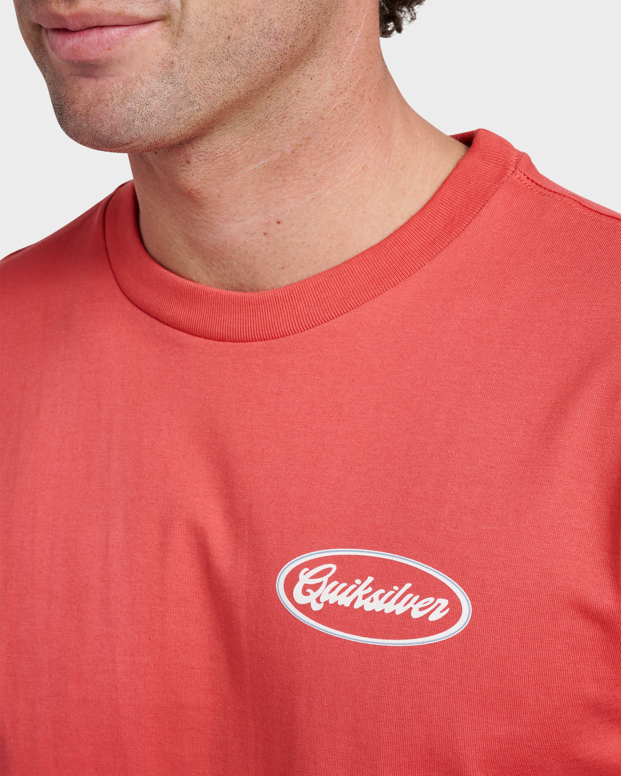 Mechanics Script Classic T-shirt - Mineral Red 4 Mechanics Script Classic T-shirt - Mineral Red