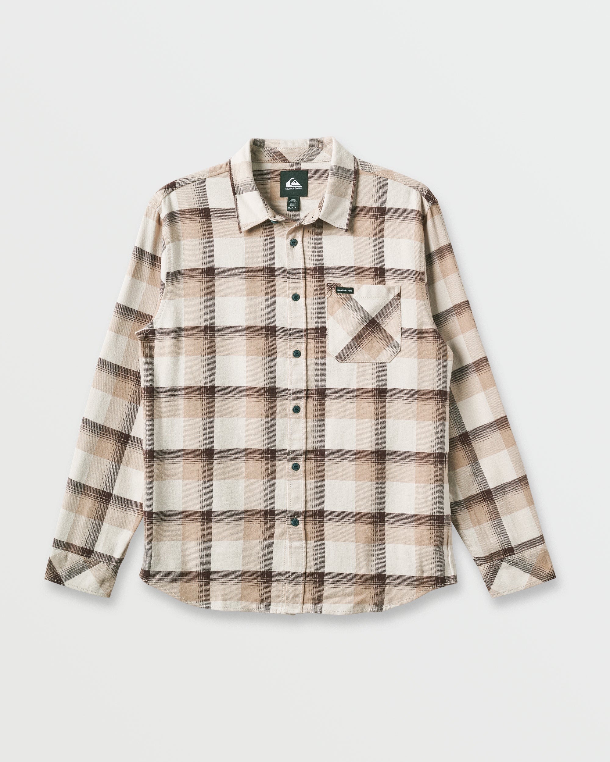 Penmar Check Flannel Shirt - Silver Birch 1 Penmar Check Flannel Shirt - Silver Birch