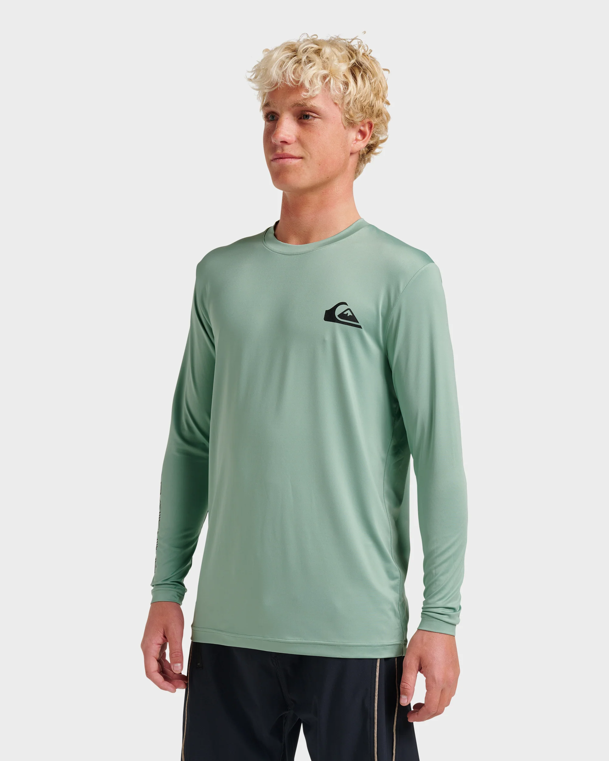 Everyday Long Sleeve Surf Tee - Granite Green 3 Everyday Long Sleeve Surf Tee - Granite Green