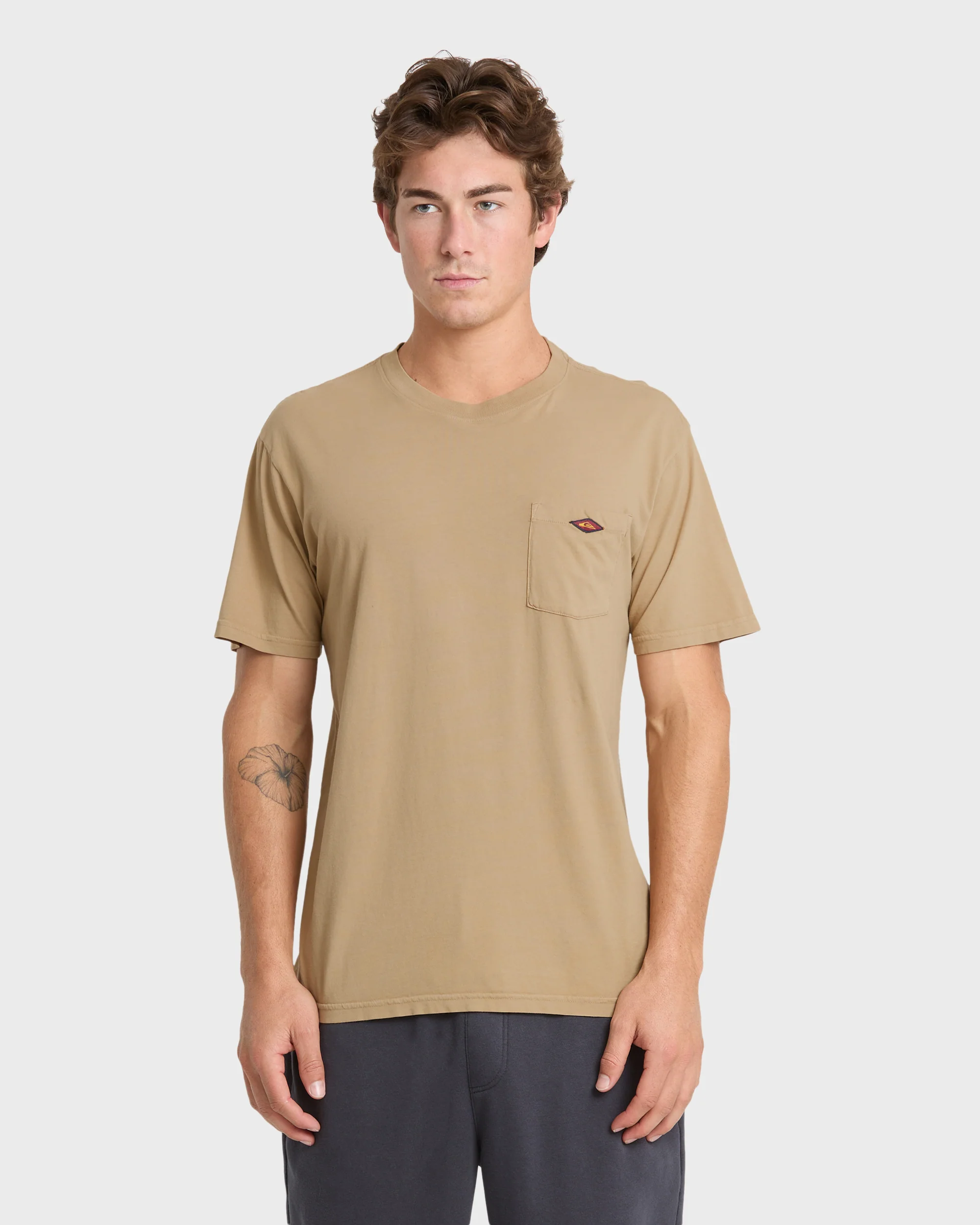 Saltwater Pocket Tee - Elmwood 1 Saltwater Pocket Tee - Elmwood