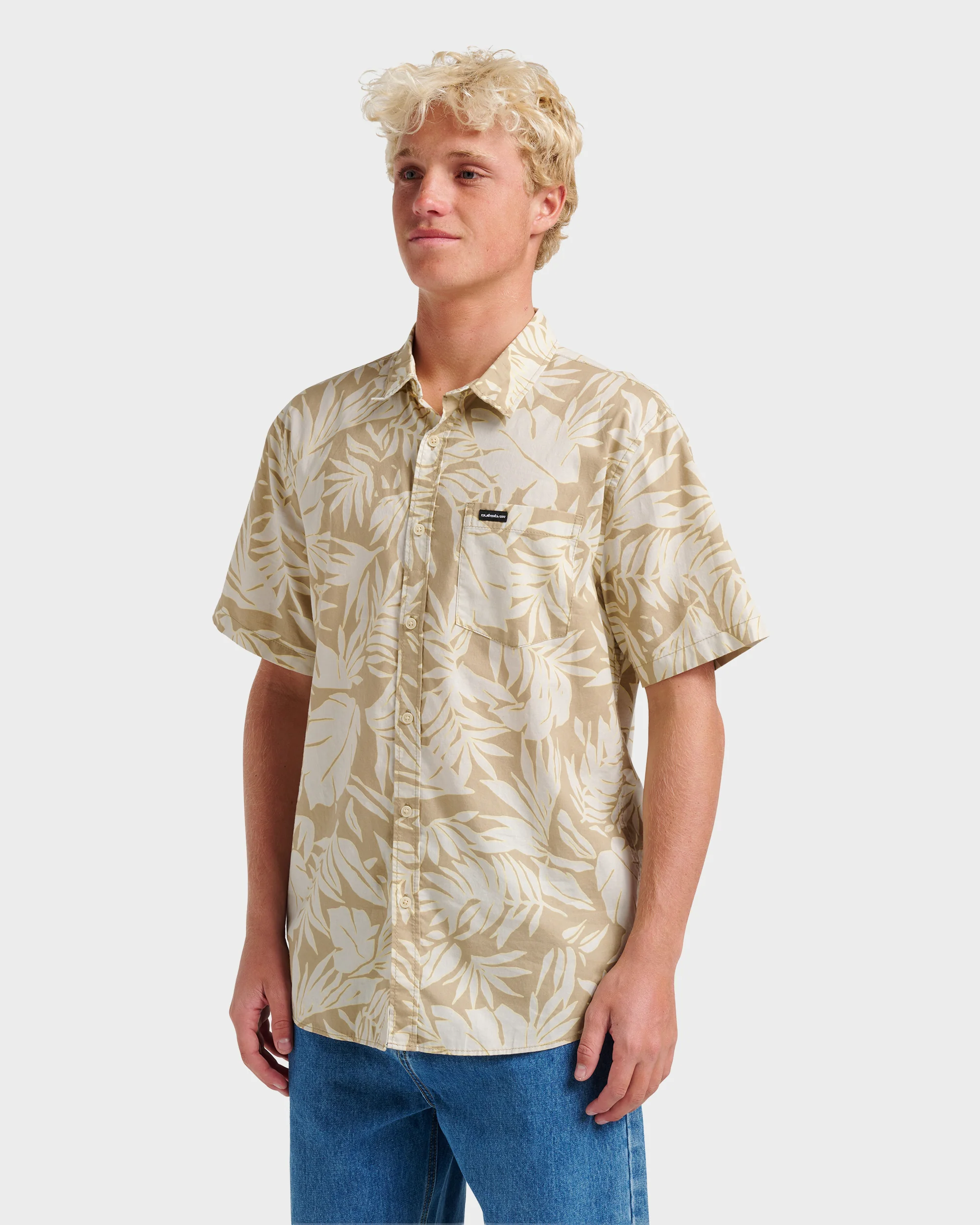 Palm Trip Classic Short Sleeve Shirt - Twill 3 Palm Trip Classic Short Sleeve Shirt - Twill