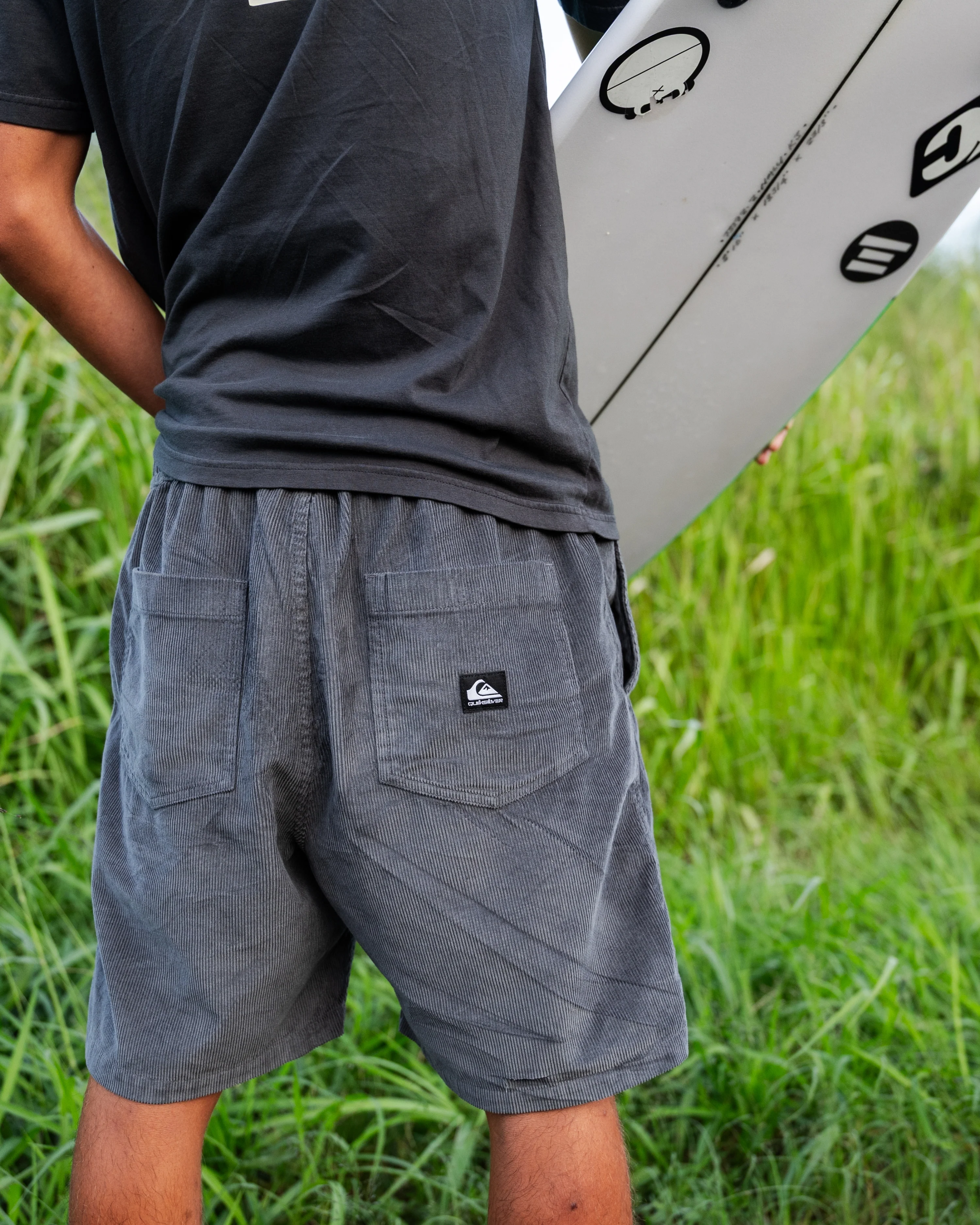 Taxer Cord 18" Elastic Waist Shorts - Iron Gate 2 Taxer Cord 18" Elastic Waist Shorts - Iron Gate
