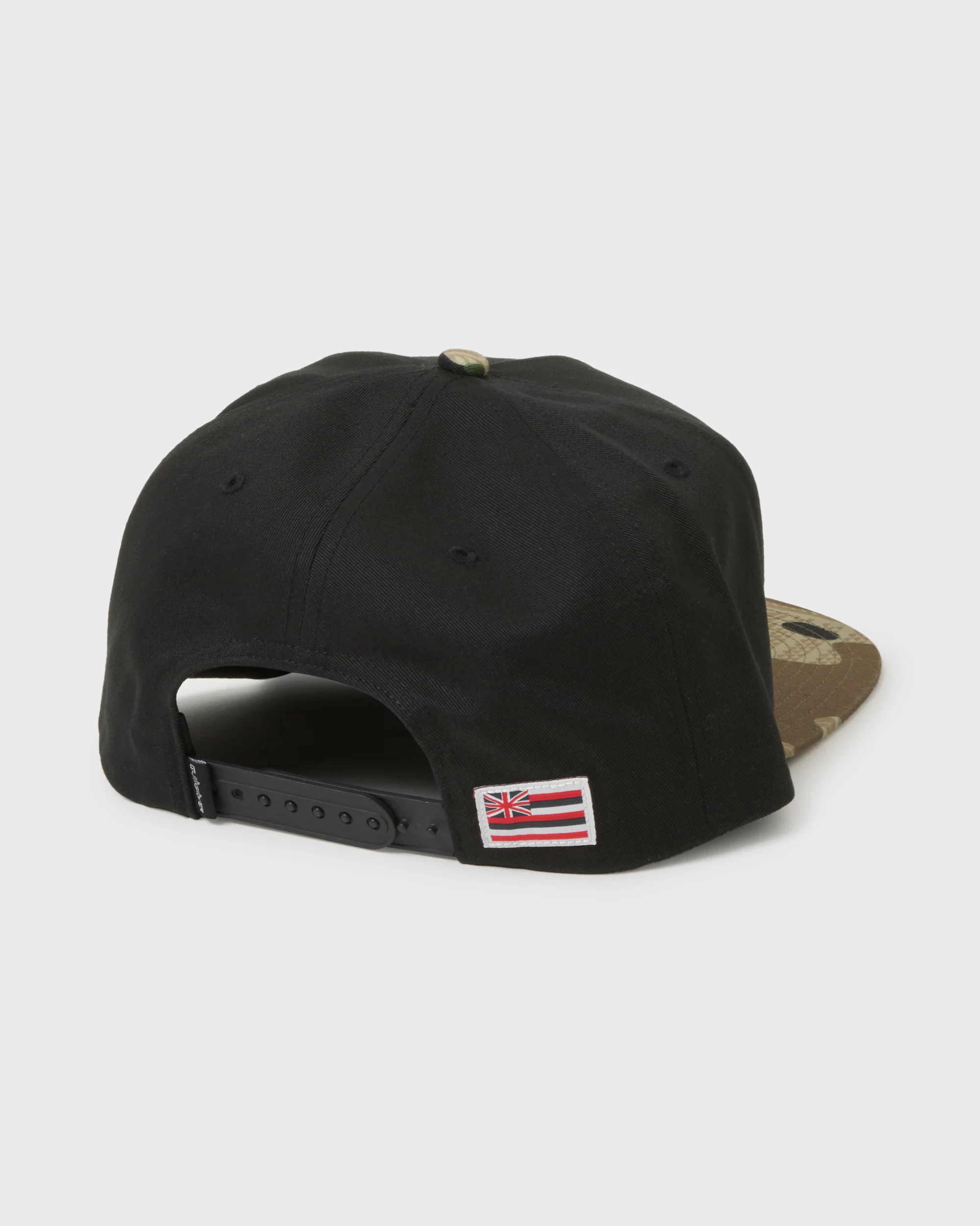 Hi Mana 5-Panel Cotton Twill Snapback Hat - Black 2 Hi Mana 5-Panel Cotton Twill Snapback Hat - Black