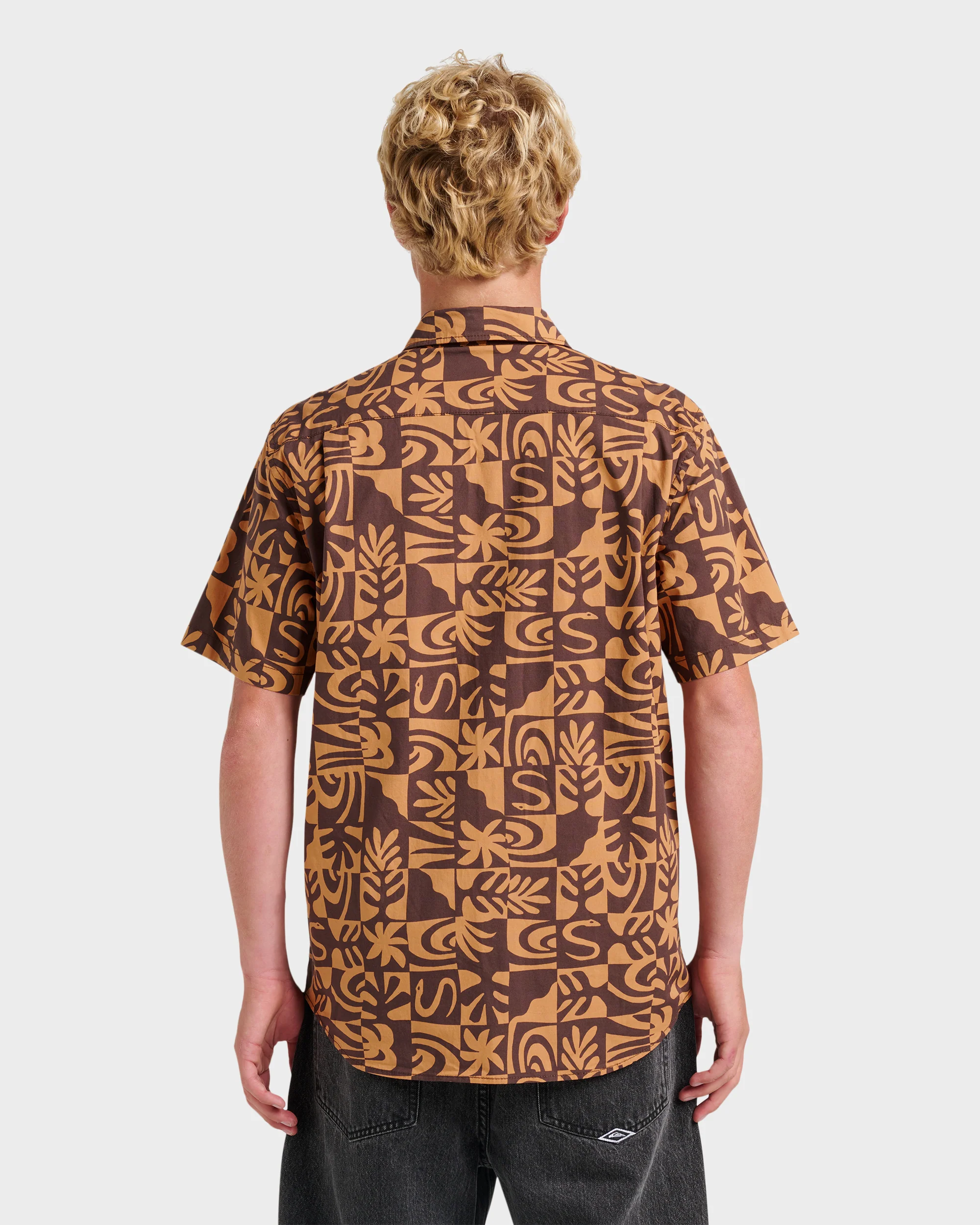 Terra Classic Stretch Short Sleeve Shirt - Chocolate 2 Terra Classic Stretch Short Sleeve Shirt - Chocolate