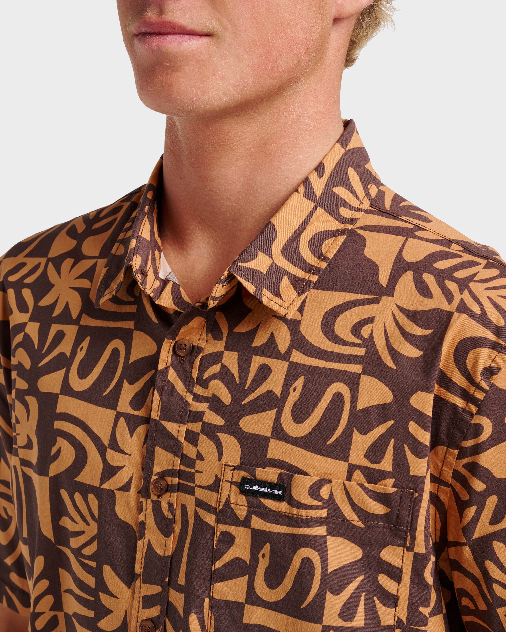 Terra Classic Stretch Short Sleeve Shirt - Chocolate 4 Terra Classic Stretch Short Sleeve Shirt - Chocolate