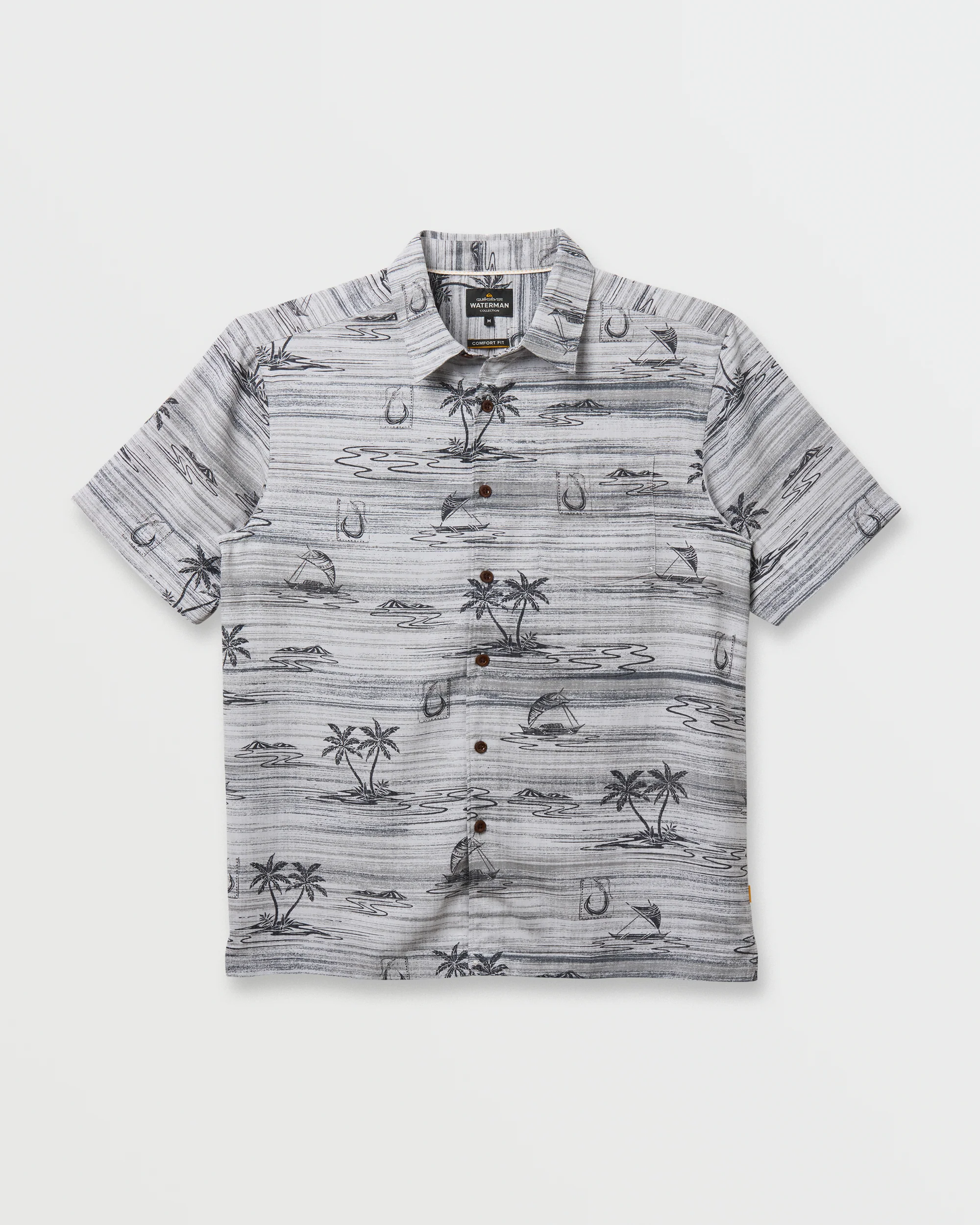 Waterman Island Daze Short Sleeve Shirt - Phantom 5 Waterman Island Daze Short Sleeve Shirt - Phantom